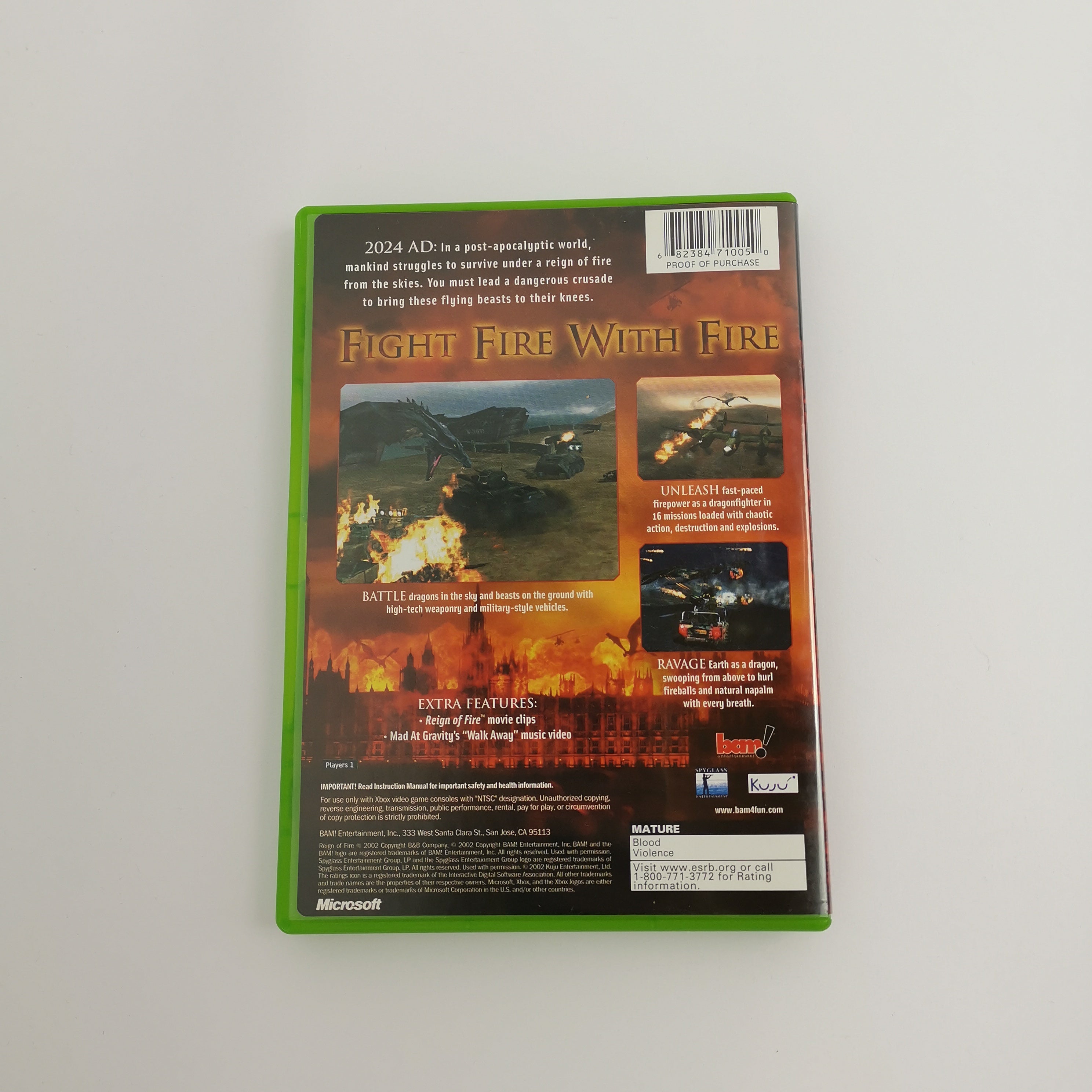 Microsoft Xbox Classic Spiel – Reign of Fire NTSC OVP