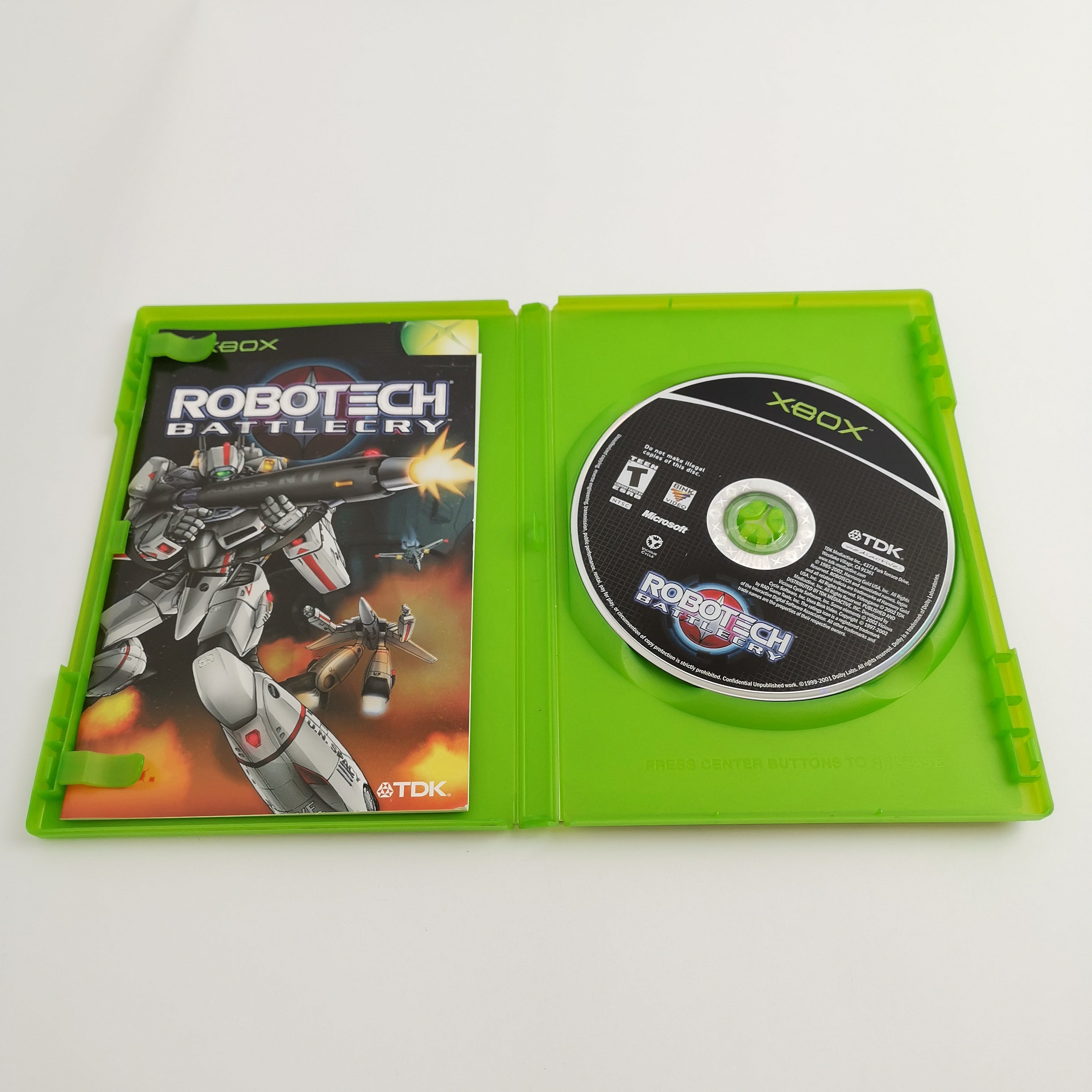 Xbox Classic Spiel – Robotech Battlecry (NTSC-U/C OVP)
