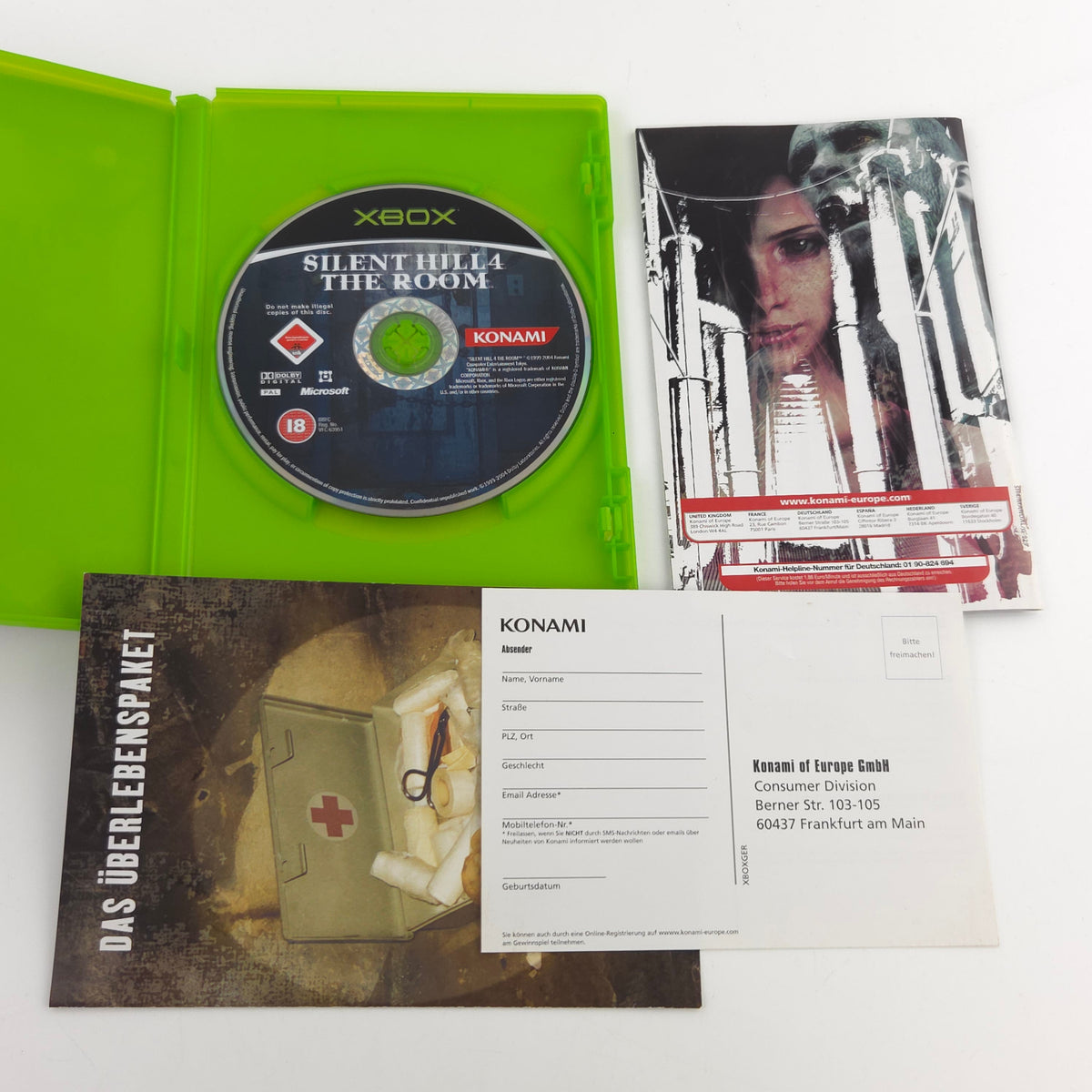 Microsoft Xbox Spiel Silent Hill 4 OVP