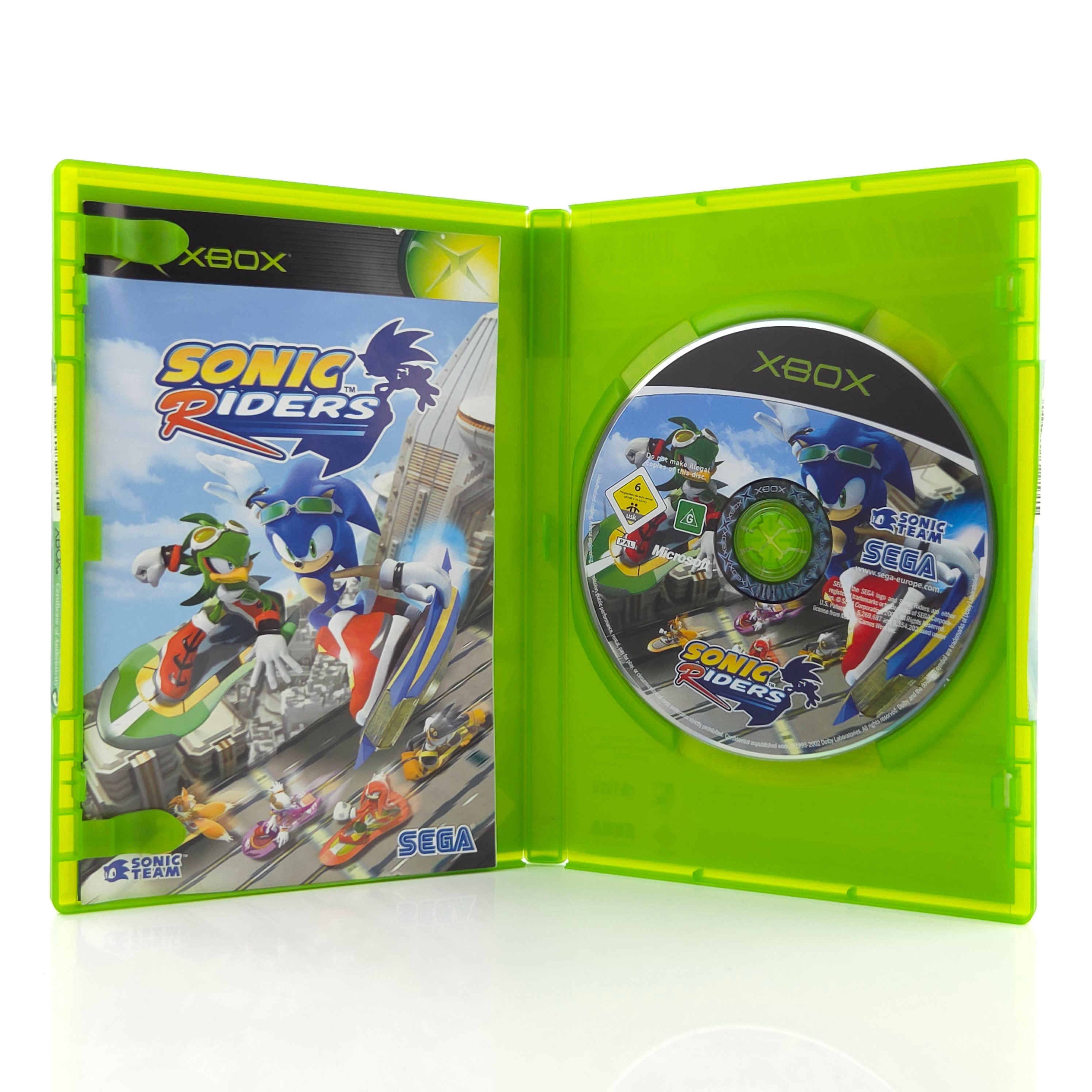 Microsoft Xbox Spiel Sonic Riders OVP CIB