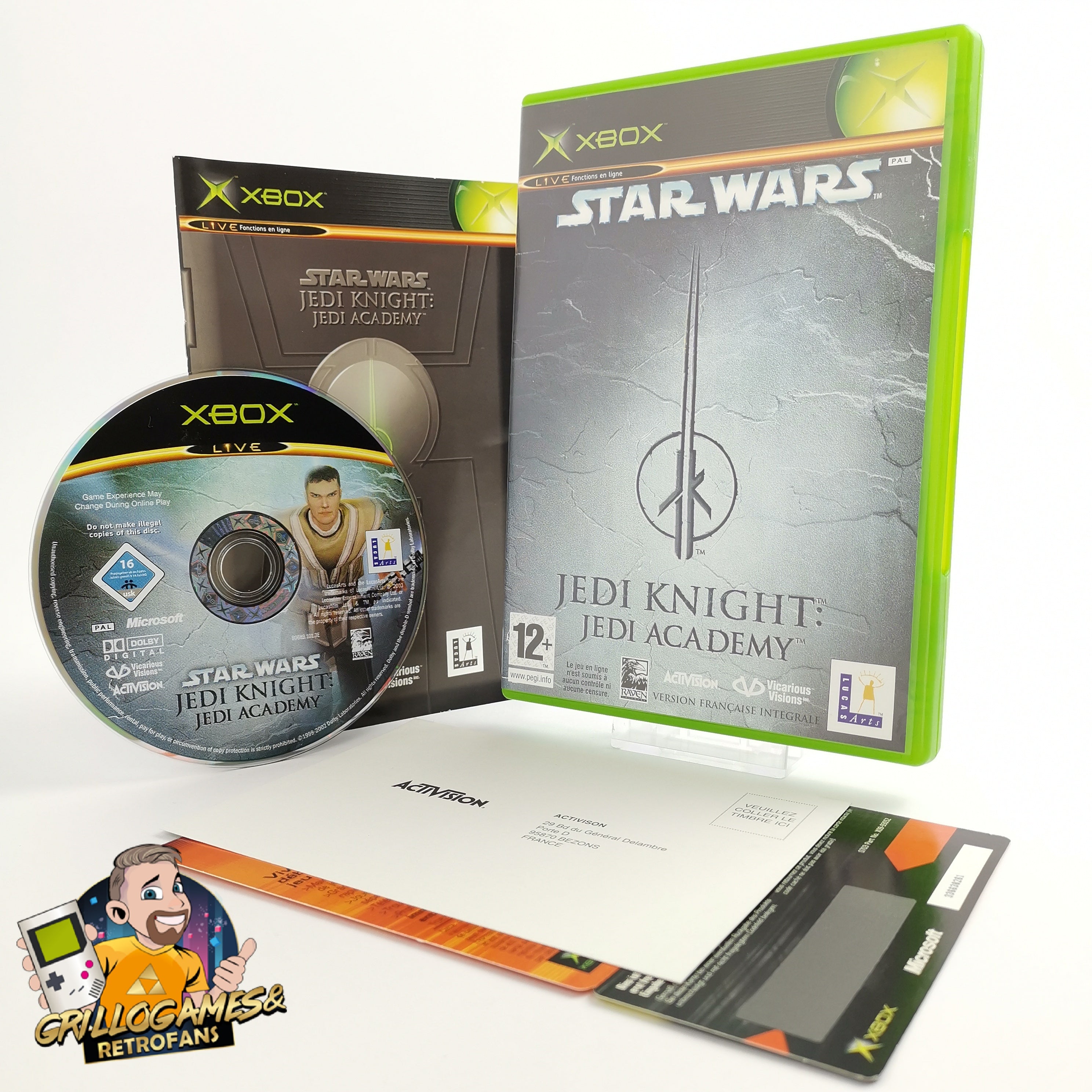 Xbox Classic Spiel – Star Wars Jedi Knight (PAL OVP)
