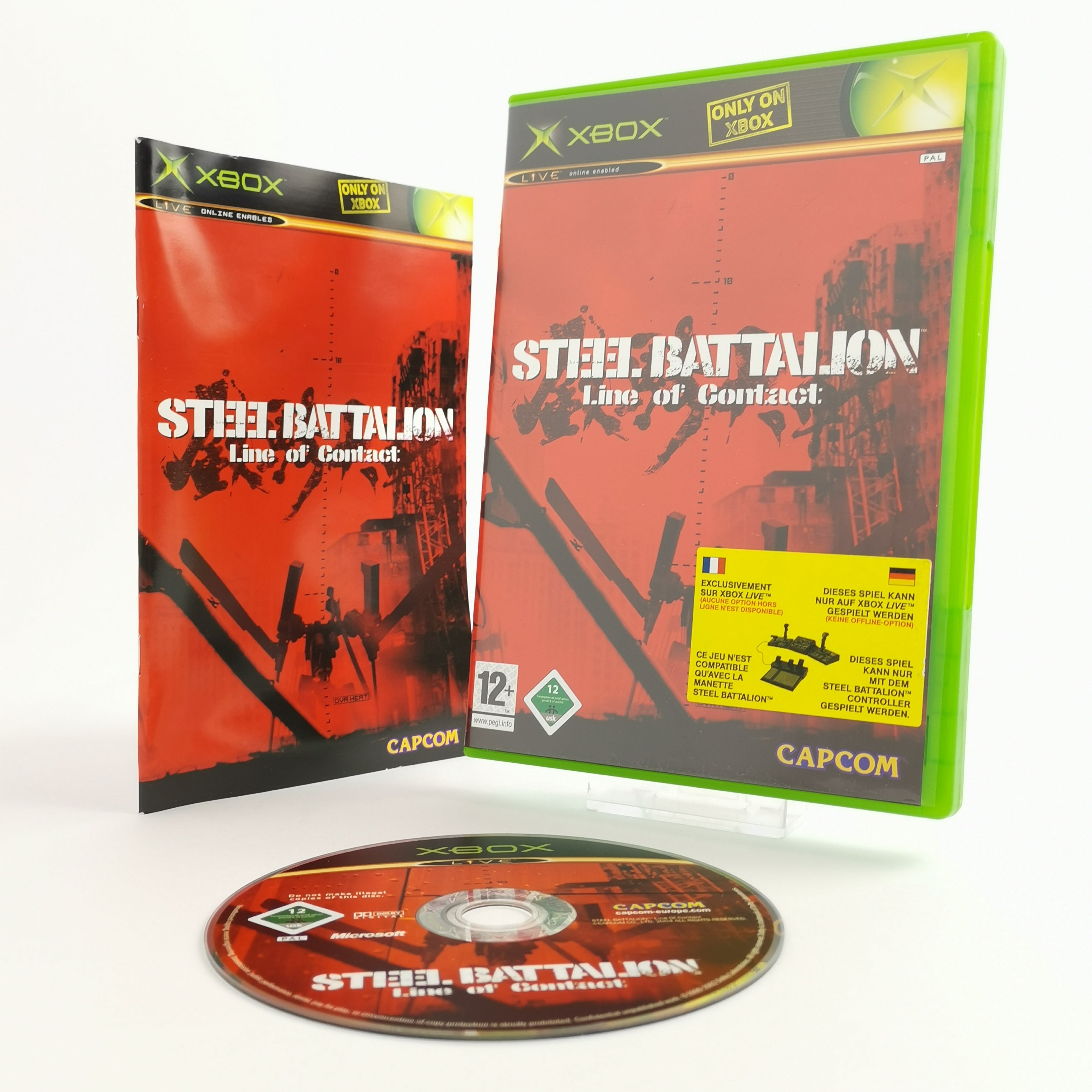 Xbox Classic Spiel – Steel Battalion Line of Contact OVP