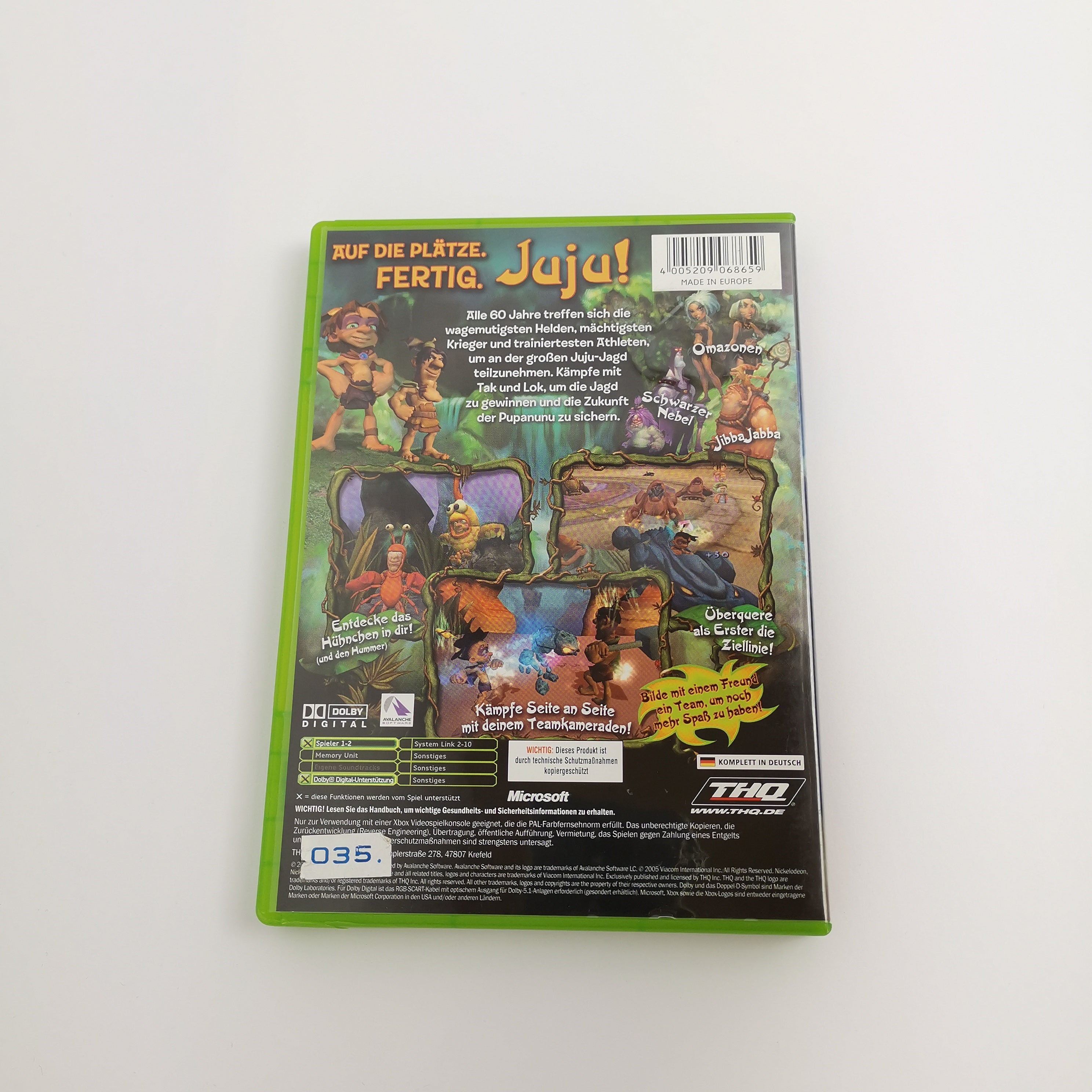 Microsoft Xbox Classic Spiel – Tak Die große Juju-Jagd OVP PAL