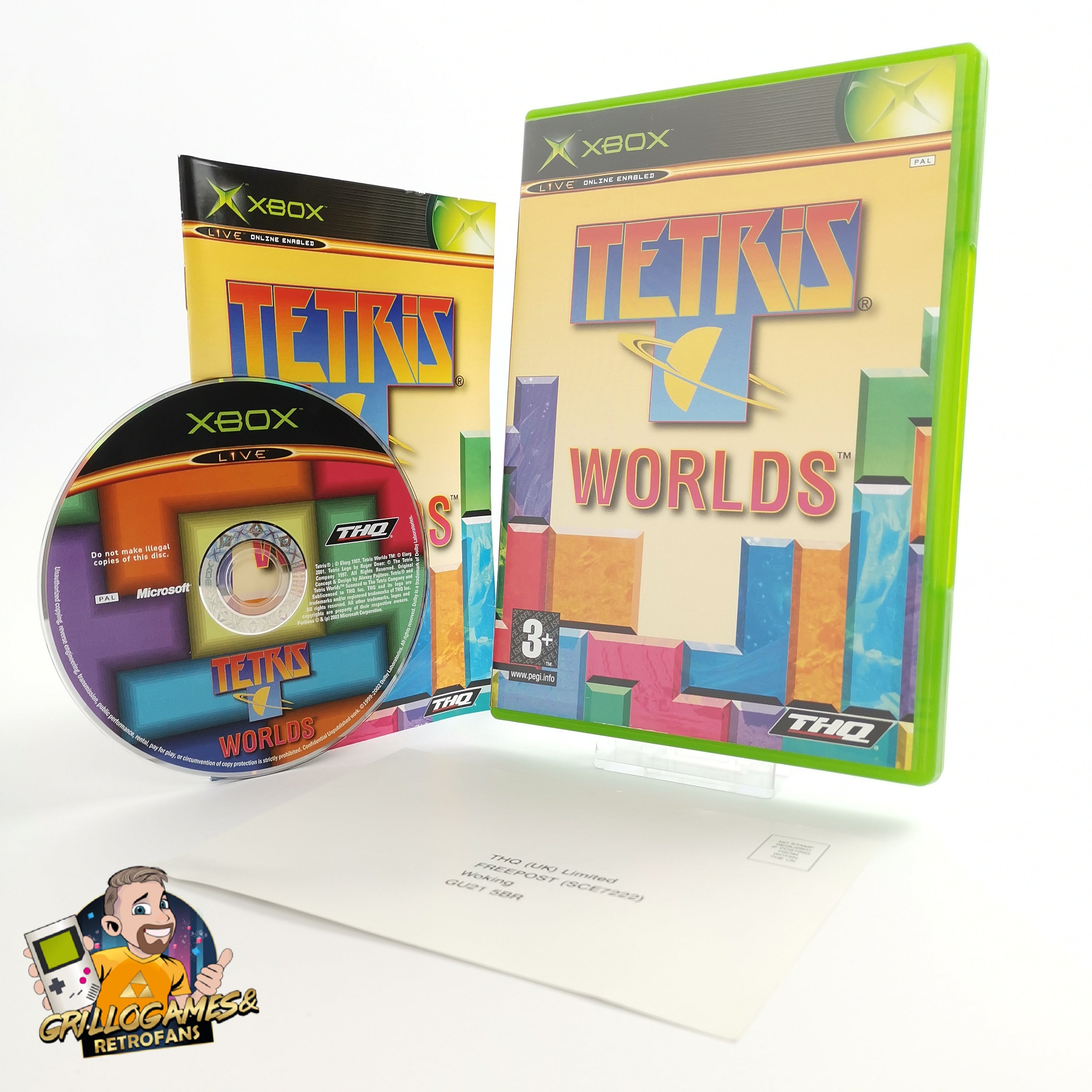 Microsoft Xbox Classic Spiel – Tetris Worlds (PAL OVP)