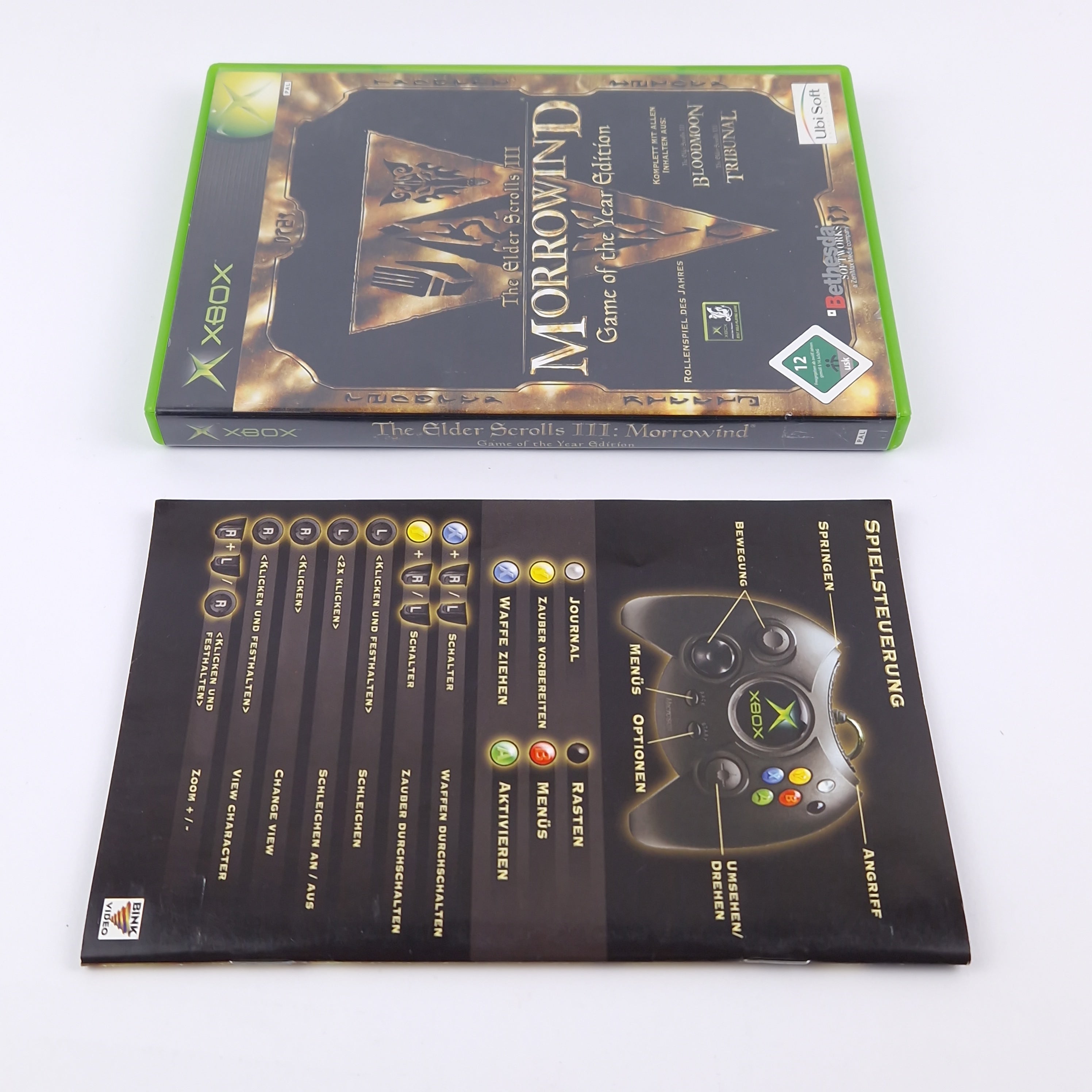 Microsoft Xbox Classic Spiel: The Elder Scrolls III Morrowind ohne Karte - OVP