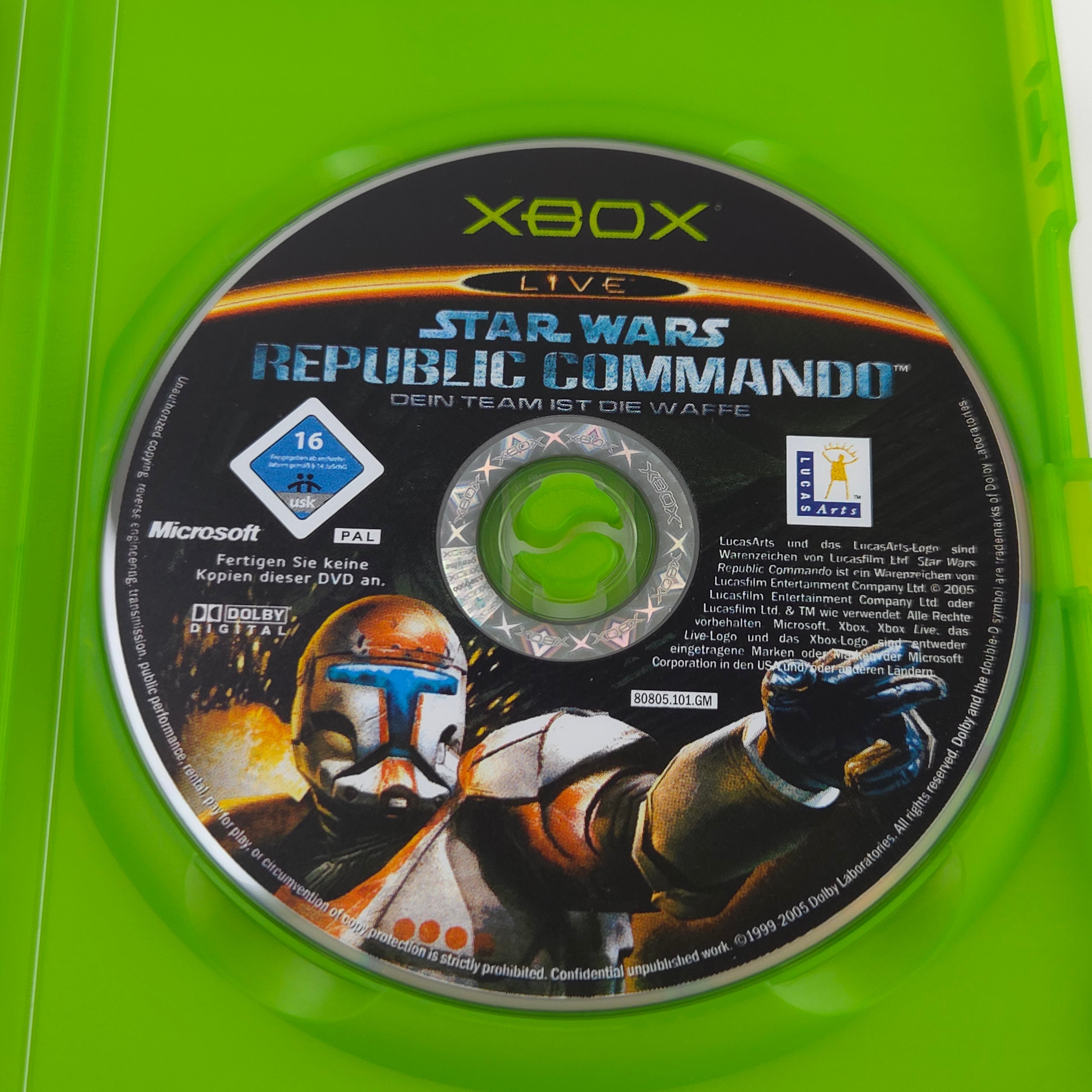 Xbox Classic Spiel – Star Wars Republic Commando (PAL)