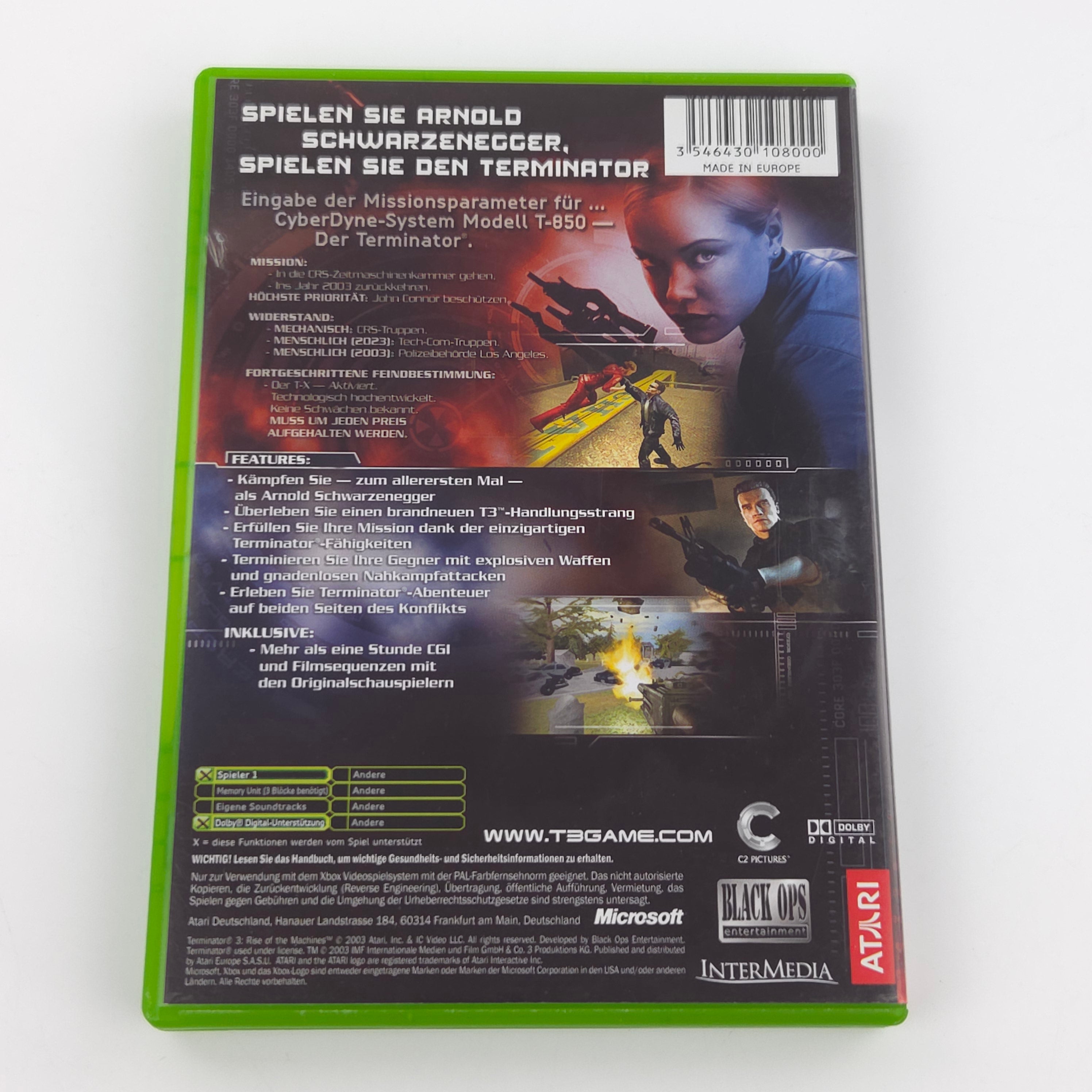 Xbox Classic Spiel – Terminator 3 Rebellion (OVP)