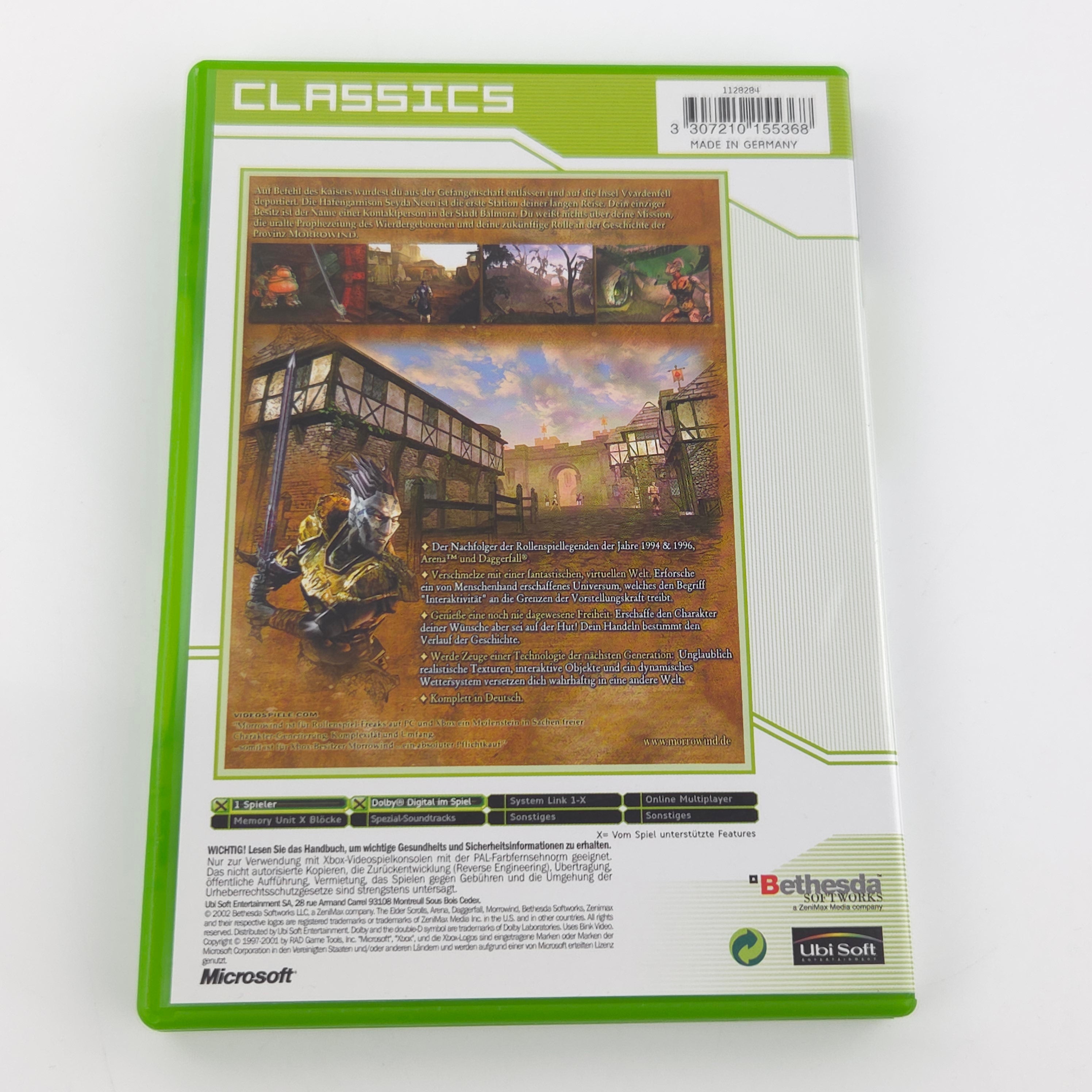 Xbox Spiel – The Elder Scrolls III Morrowind (OVP)