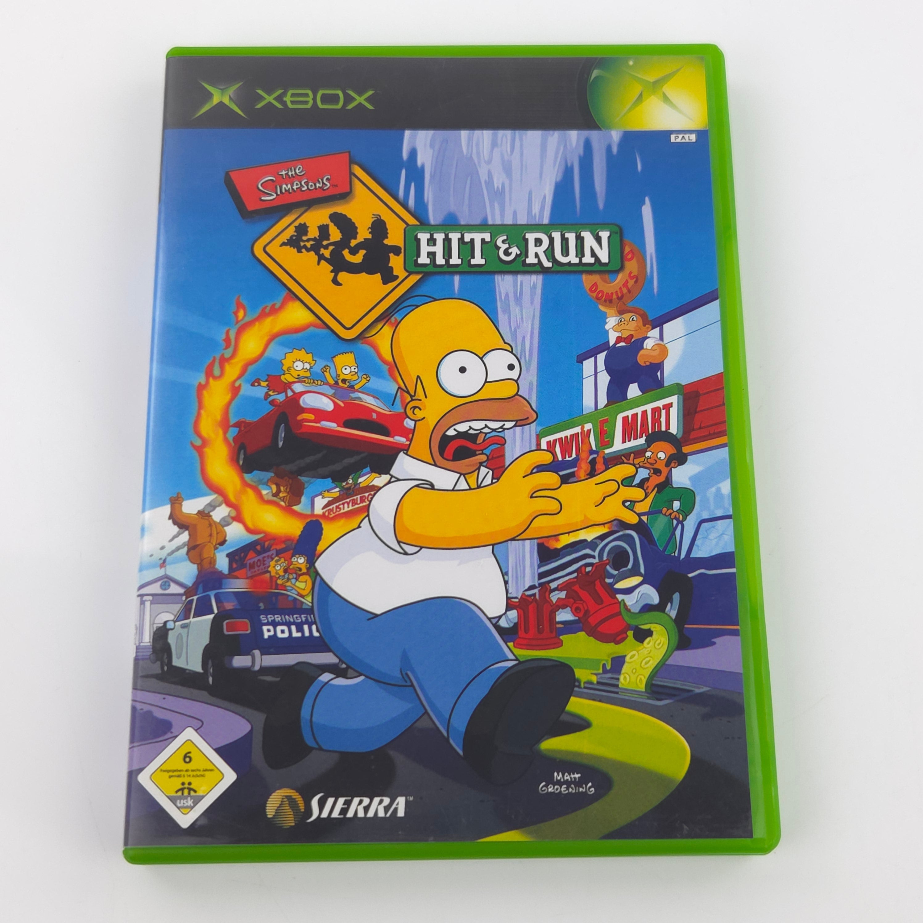Xbox Classic Spiel – The Simpsons Hit & Run (OVP)