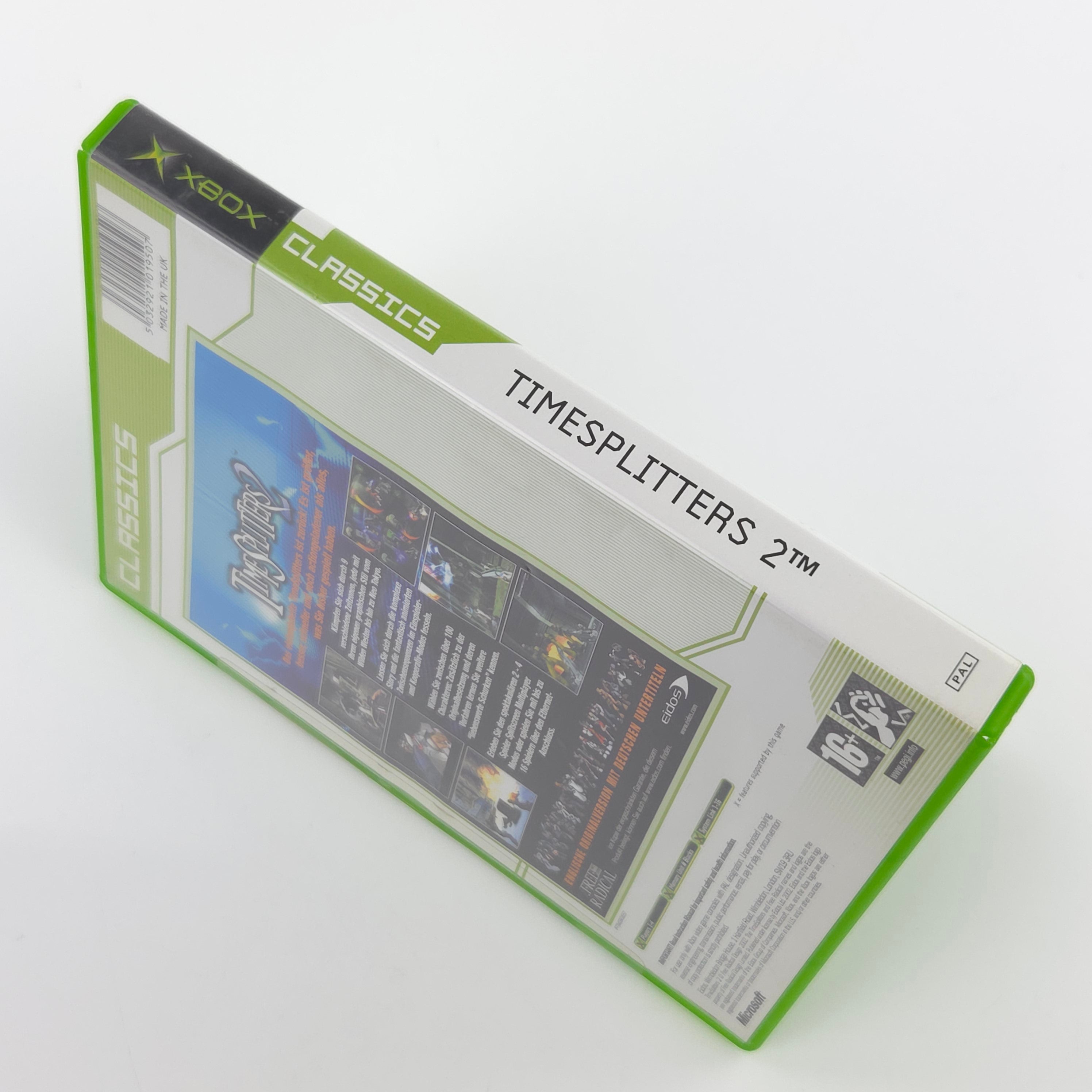 Xbox Classic Spiel – Time Splitters 2 (OVP PAL)