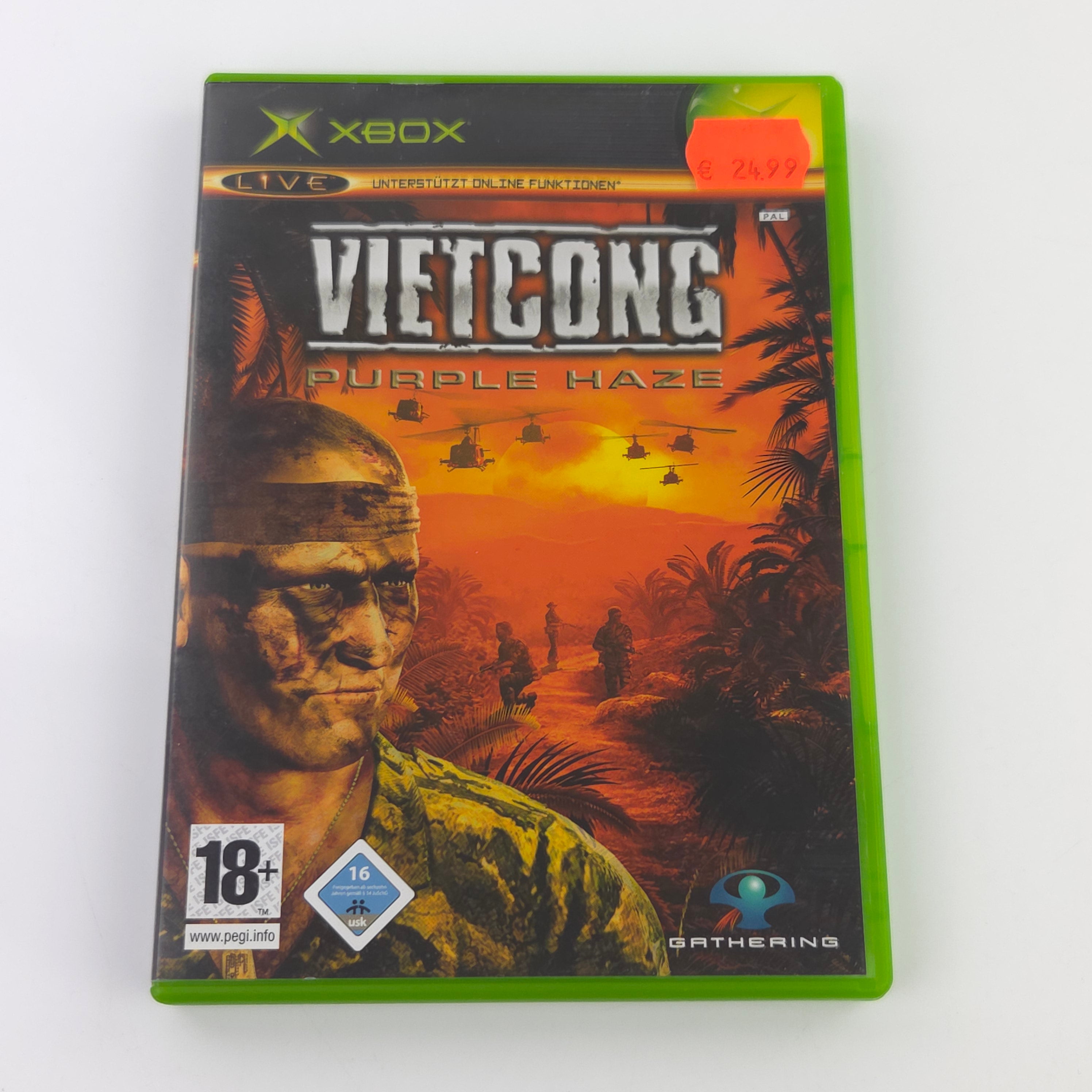 Xbox Classic Spiel – Vietcong Purple Haze (PAL OVP)