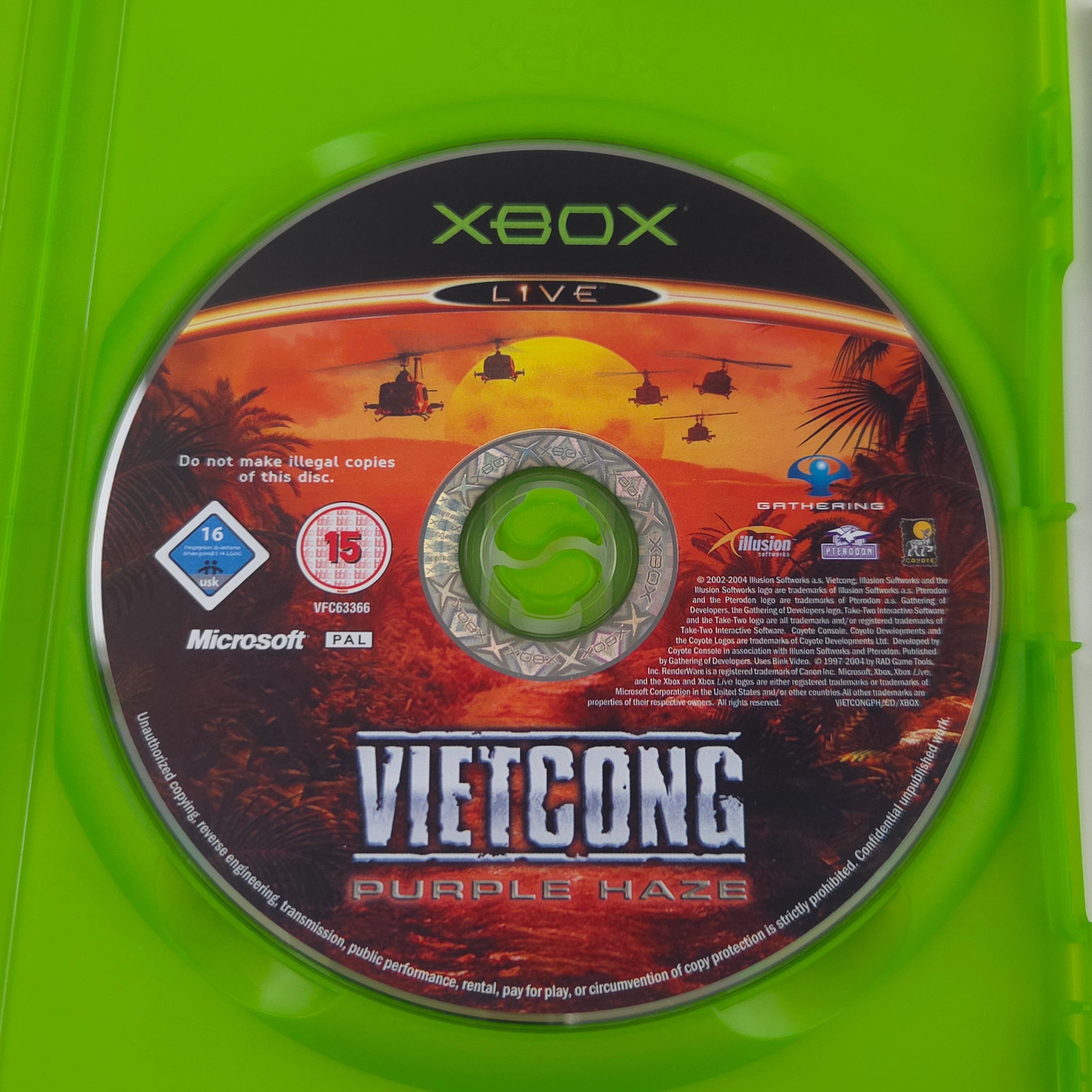 Xbox Classic Spiel – Vietcong Purple Haze (PAL OVP)
