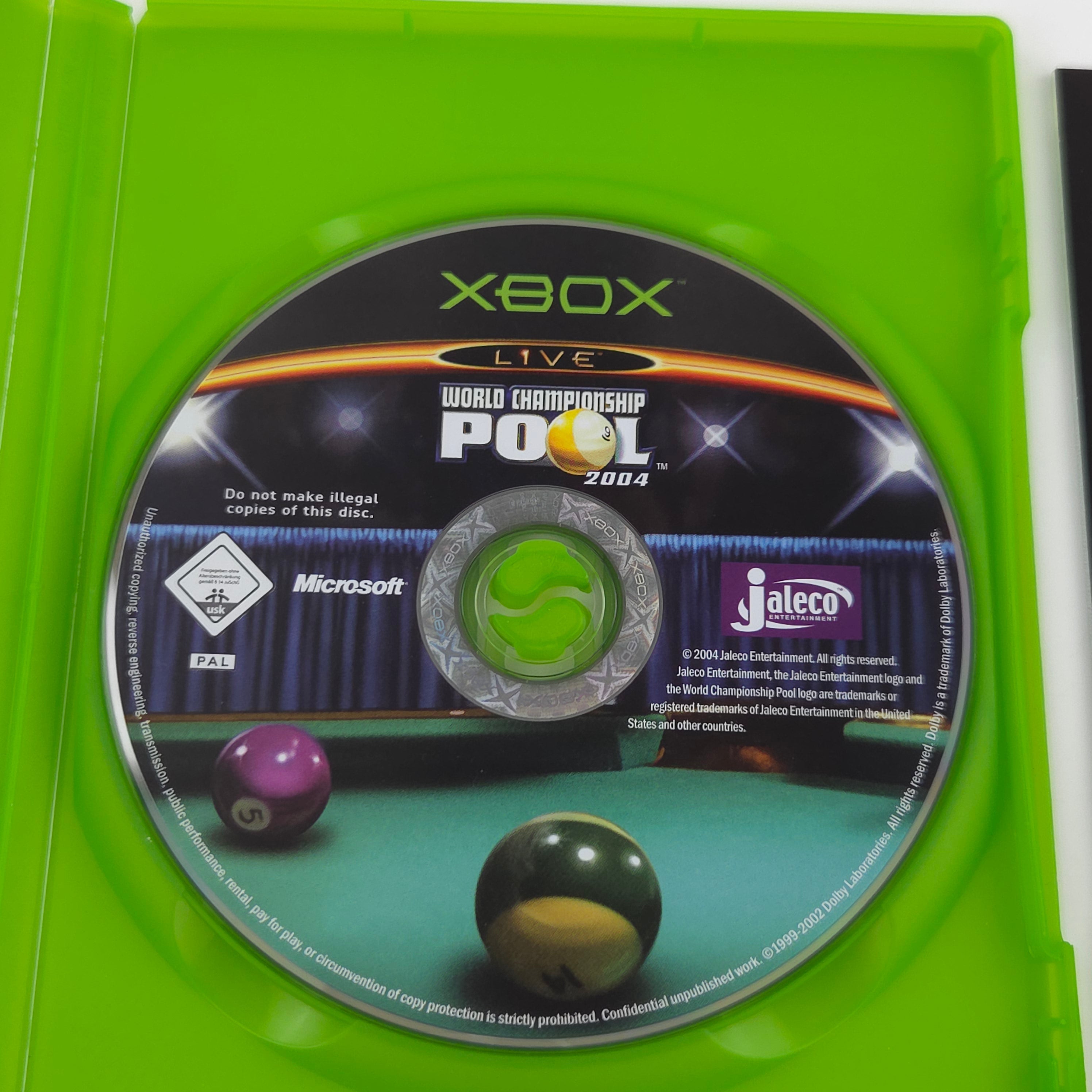Xbox Classic Spiel – World Championship Pool 2004 (OVP)