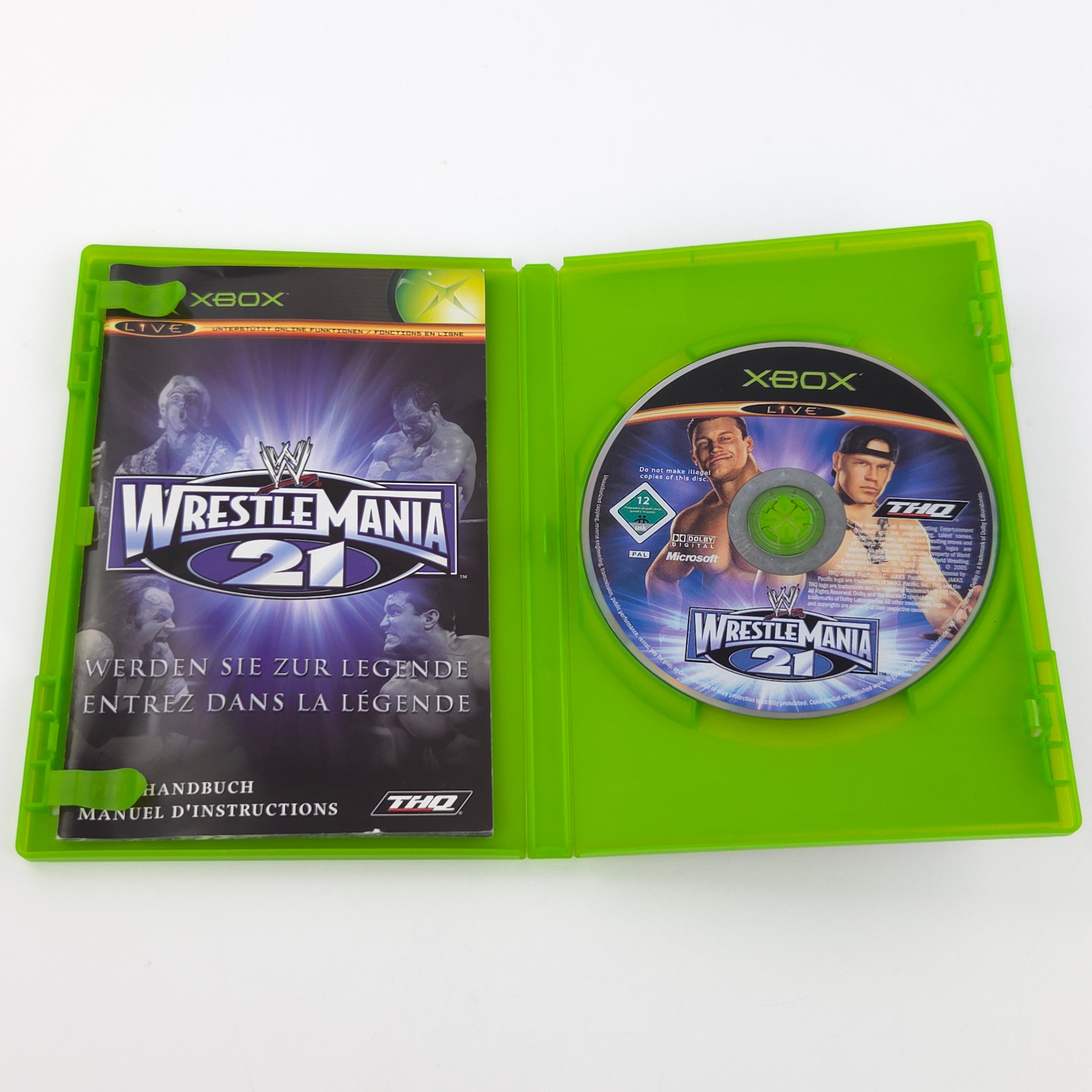 Xbox Classic Spiel – Wrestle Mania 21 (OVP PAL)