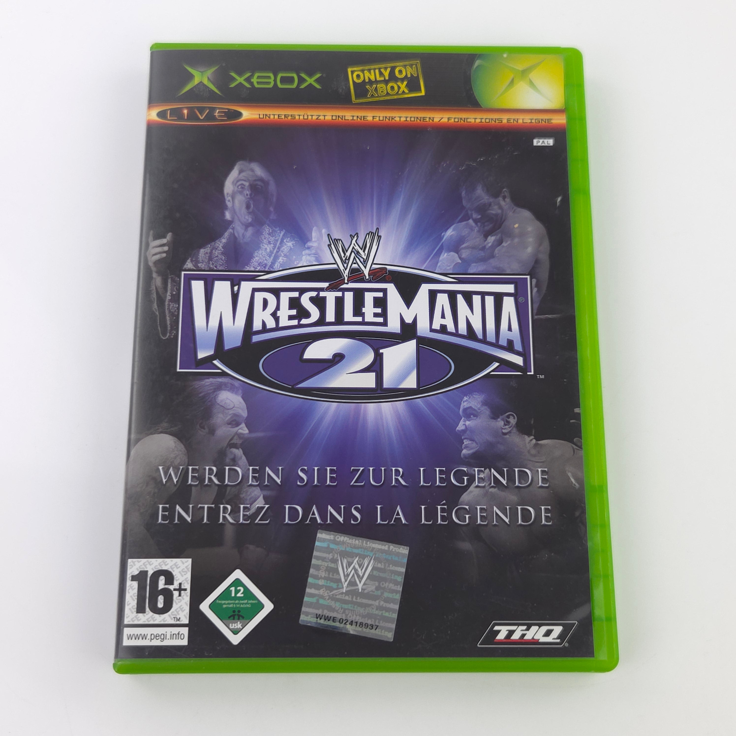 Xbox Classic Spiel – Wrestle Mania 21 (OVP PAL)