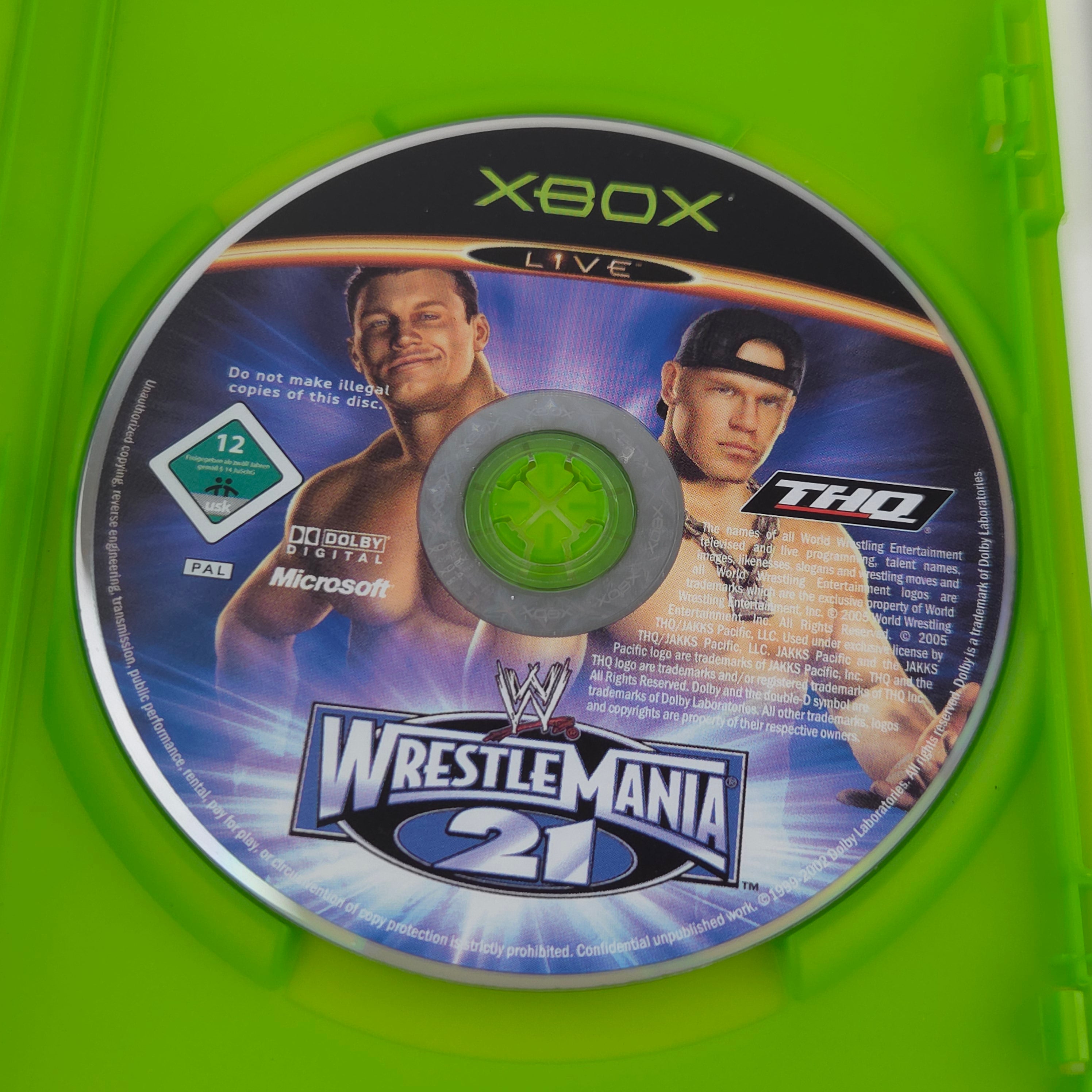 Xbox Classic Spiel – Wrestle Mania 21 (OVP PAL)