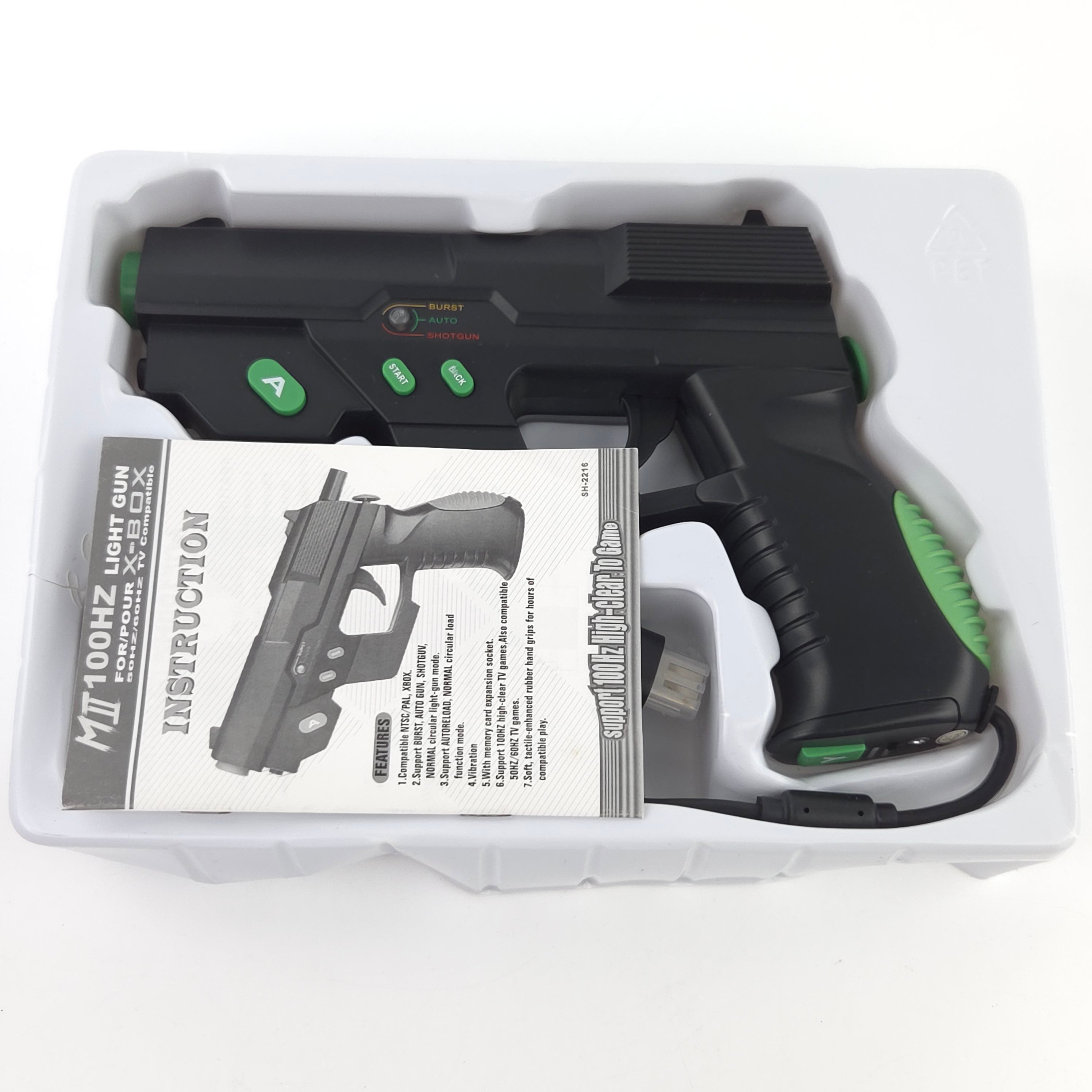 Xbox Zubehör MII Light Gun 100Hz Controller OVP