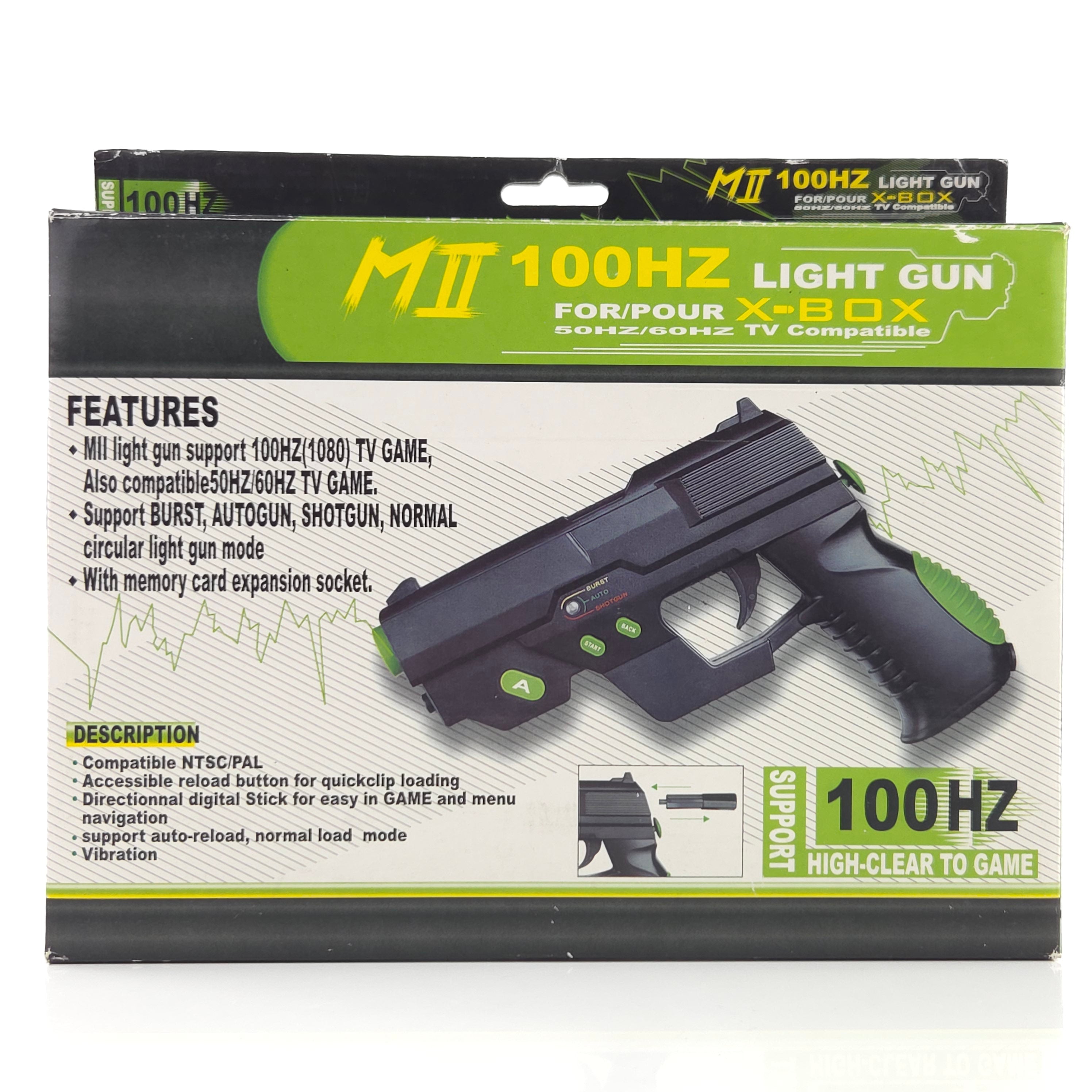 Xbox Zubehör MII Light Gun 100Hz Controller OVP