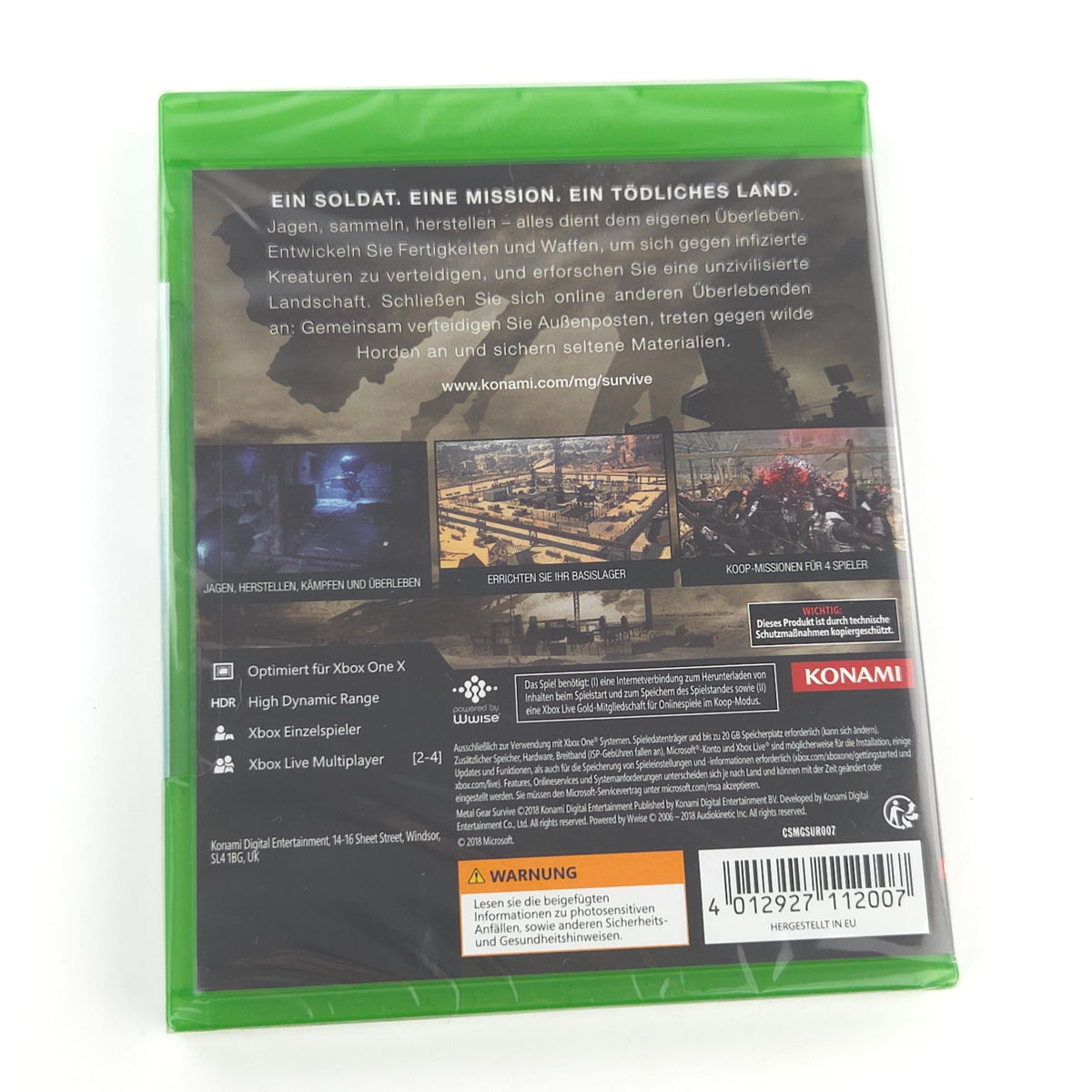 Xbox Series X Spiel Metal Gear Survive Neu (PAL)