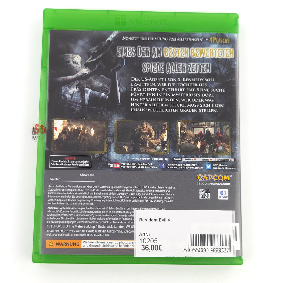 Microsoft Xbox ONE / Series X: Resident Evil 4 (DE PAL USK18)