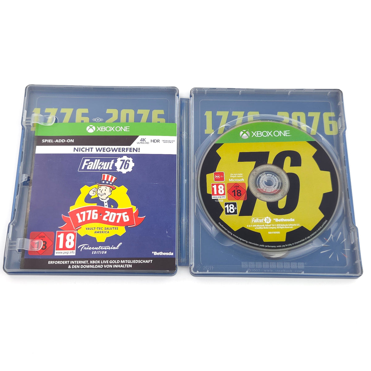 Microsoft Xbox ONE / Series X Spiel: Fallout 76 Tricentennial Edition Steelbook