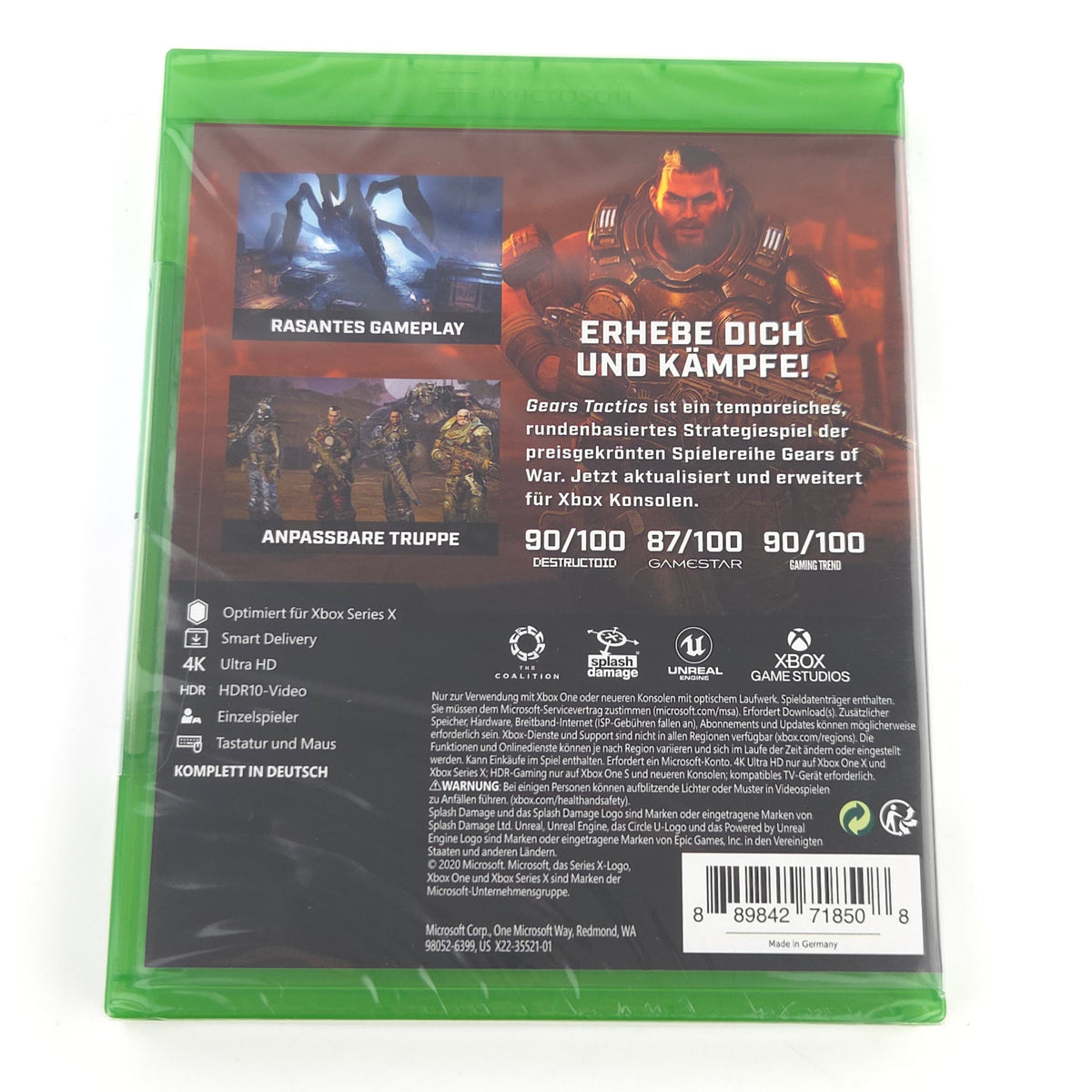 Xbox Series X Spiel Gears Tactics Neu PAL USK 18