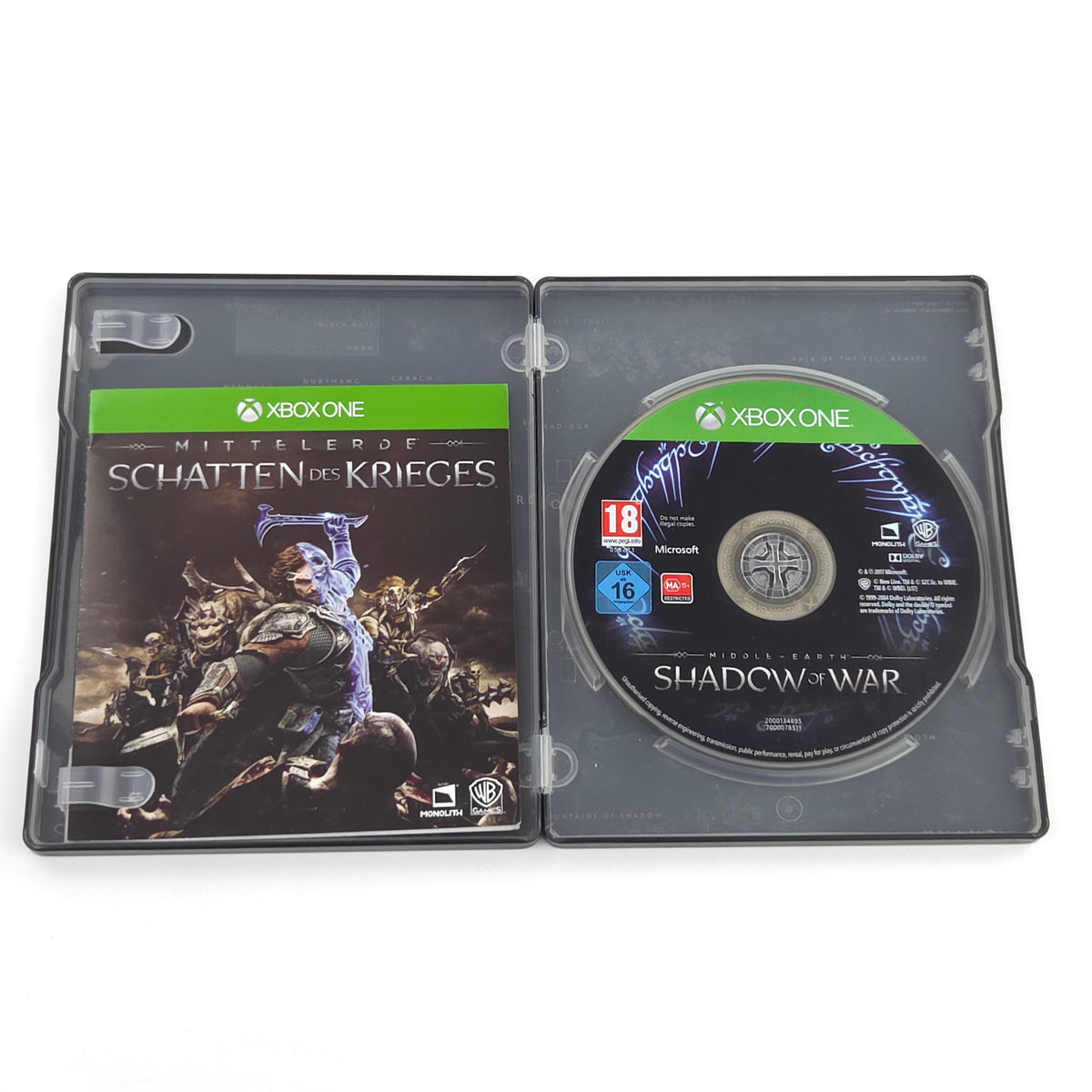 Microsoft Xbox ONE / Series X Spiel: Mittelerde Schatten des Krieges (PAL DE)