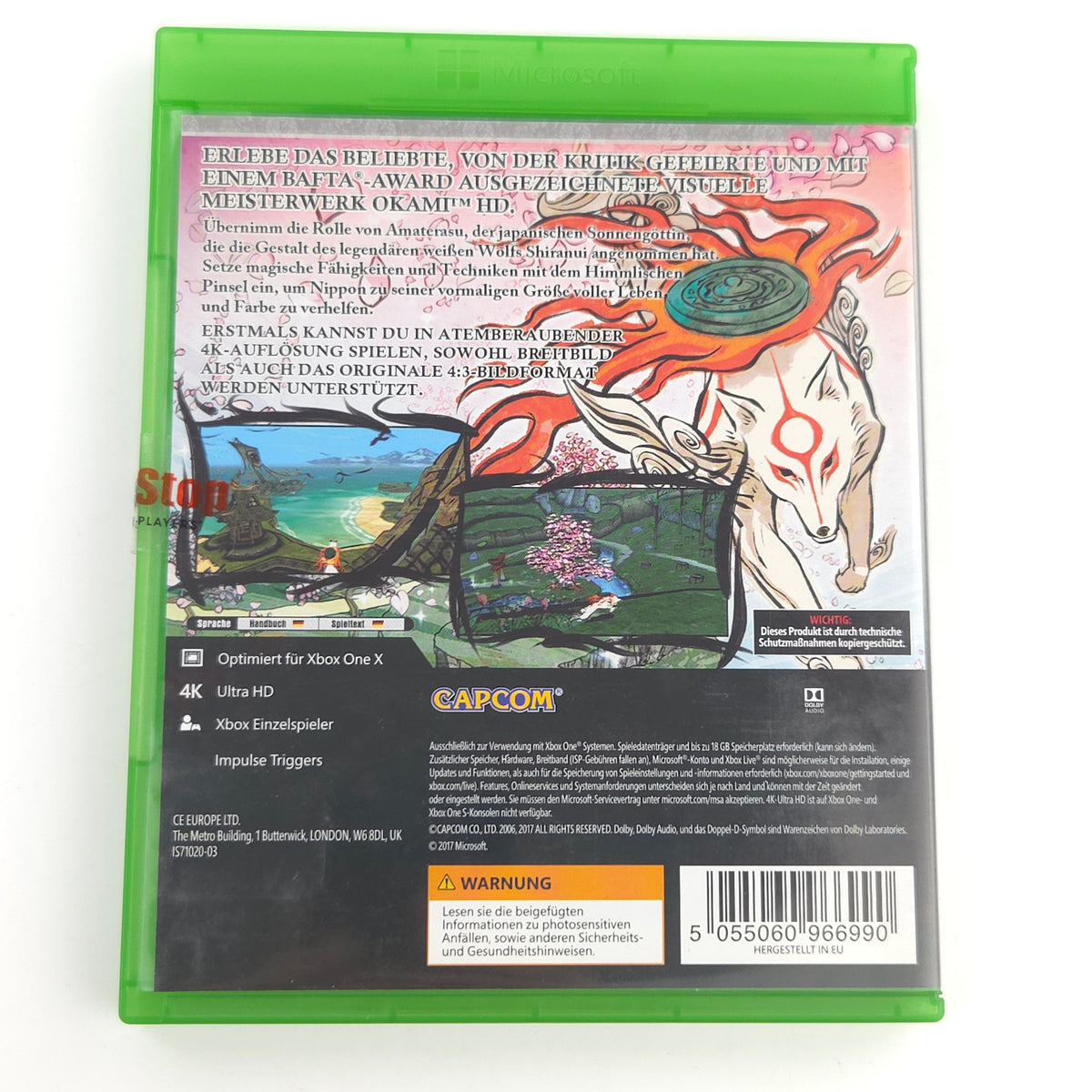 Xbox One Spiel Okami HD DE PAL gebraucht