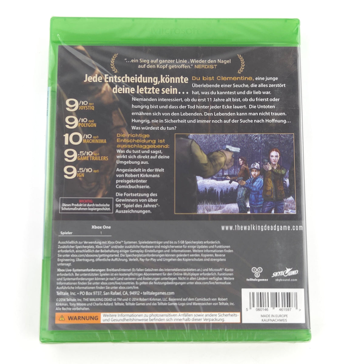 Xbox Series X Spiel The Walking Dead Season 2 Neu USK 18