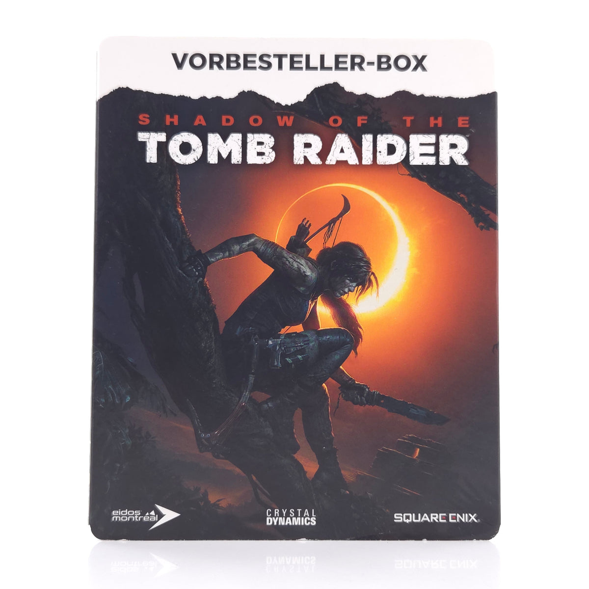 Microsoft Xbox ONE Spiel: Shadow of the Tomb Raider - Vorbesteller Box Steelcase