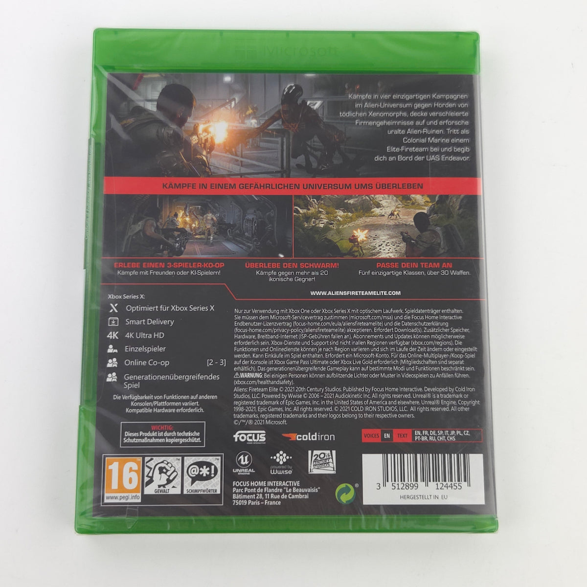 Xbox Series X Spiel Aliens Fireteam Elite Neu PAL