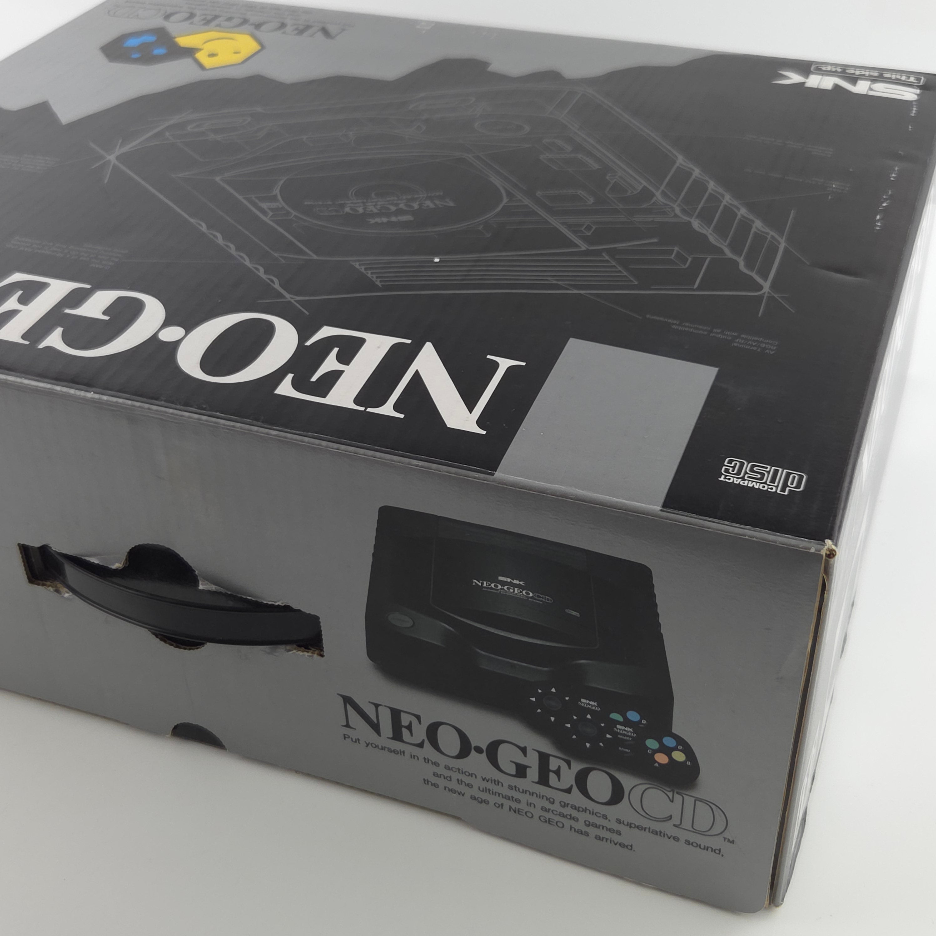 Neo Geo CD Konsole Frontloader OVP PAL JP Import