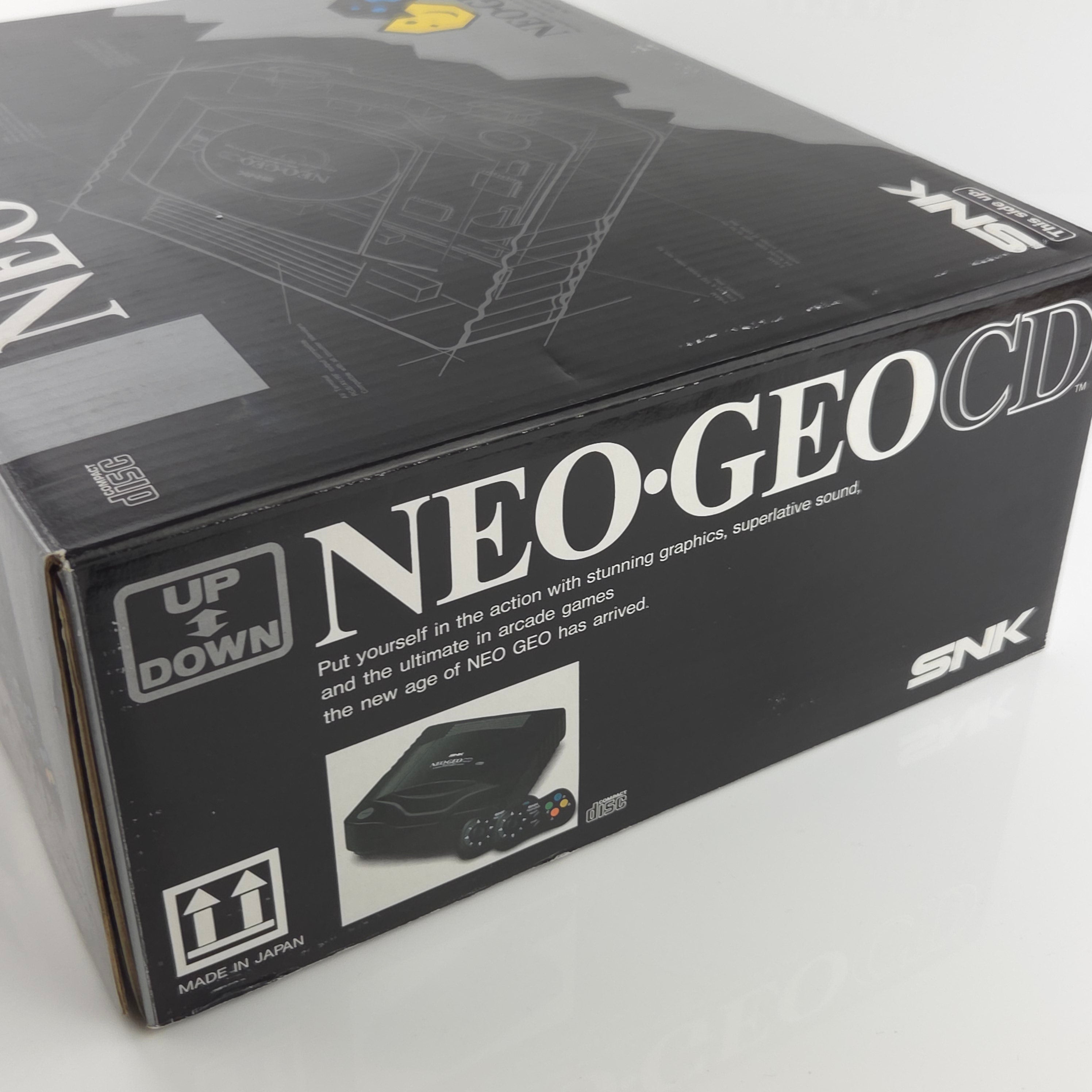 Neo Geo CD Konsole Frontloader OVP PAL JP Import