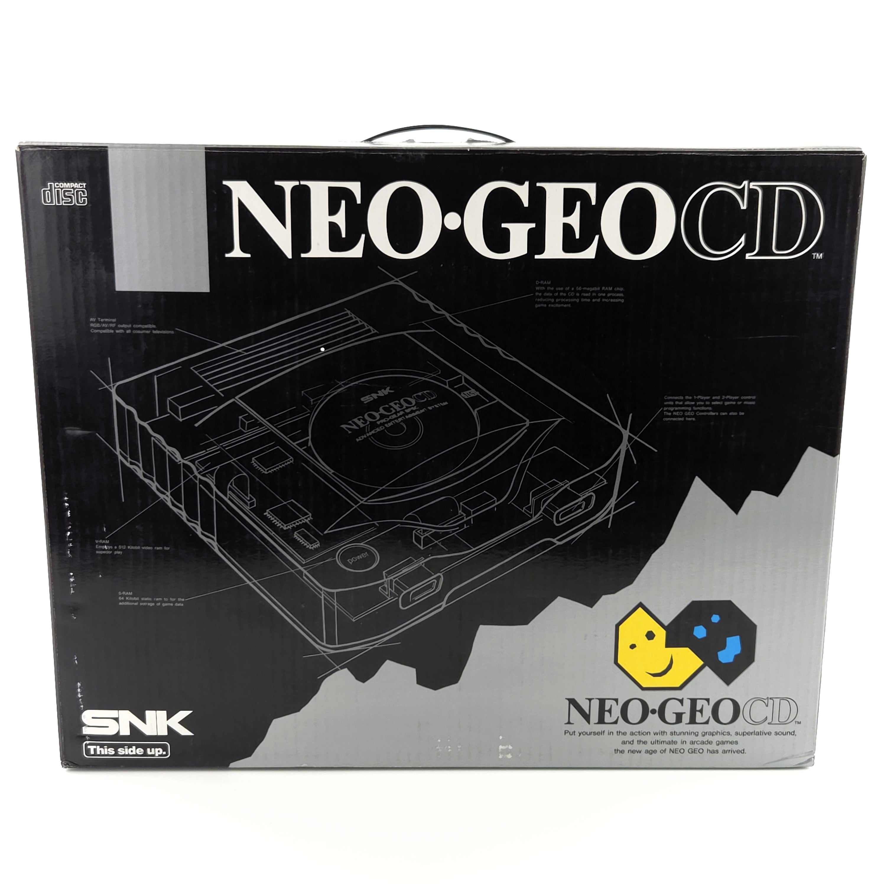 Neo Geo CD Konsole Frontloader OVP PAL JP Import
