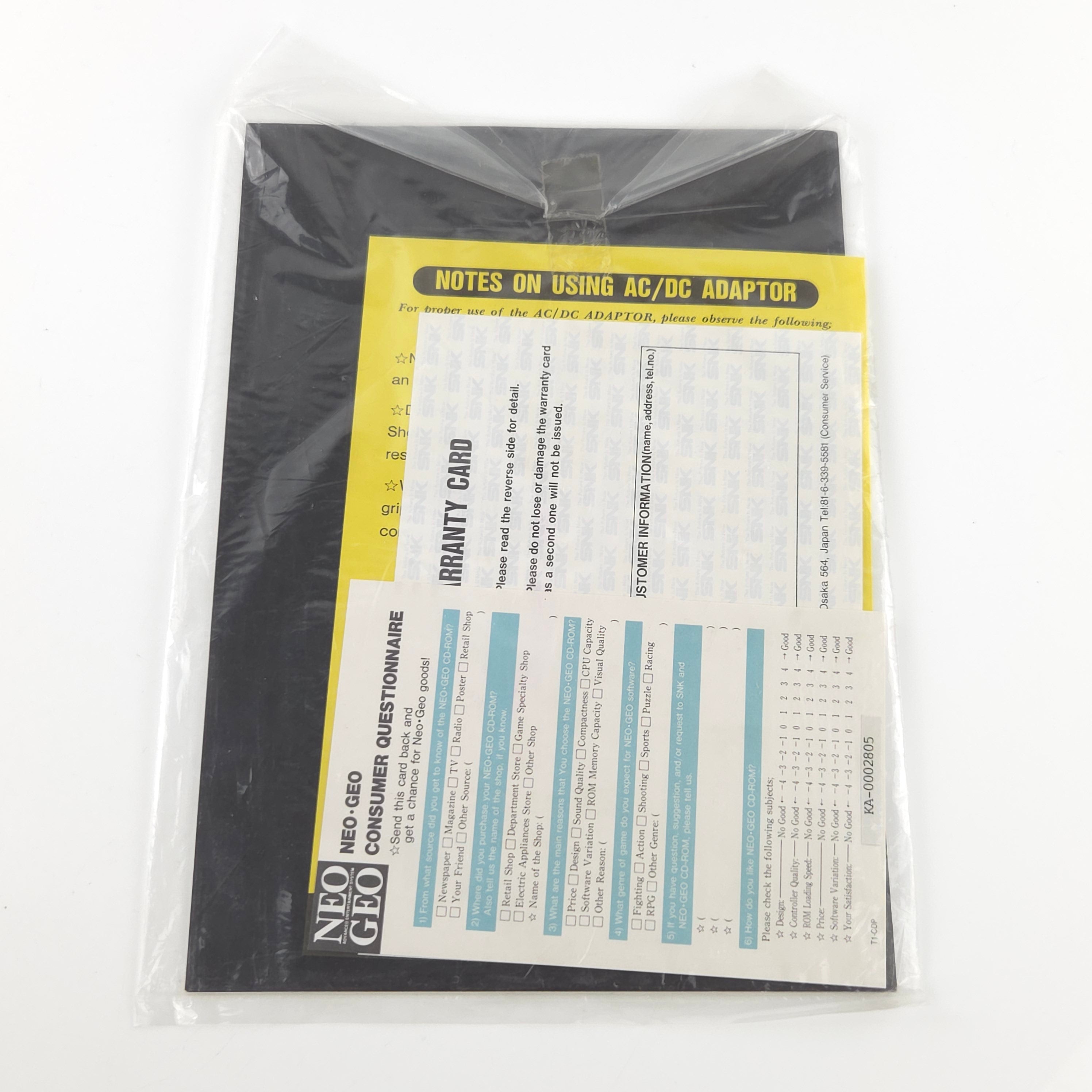 Neo Geo CD Konsole Frontloader OVP PAL JP Import