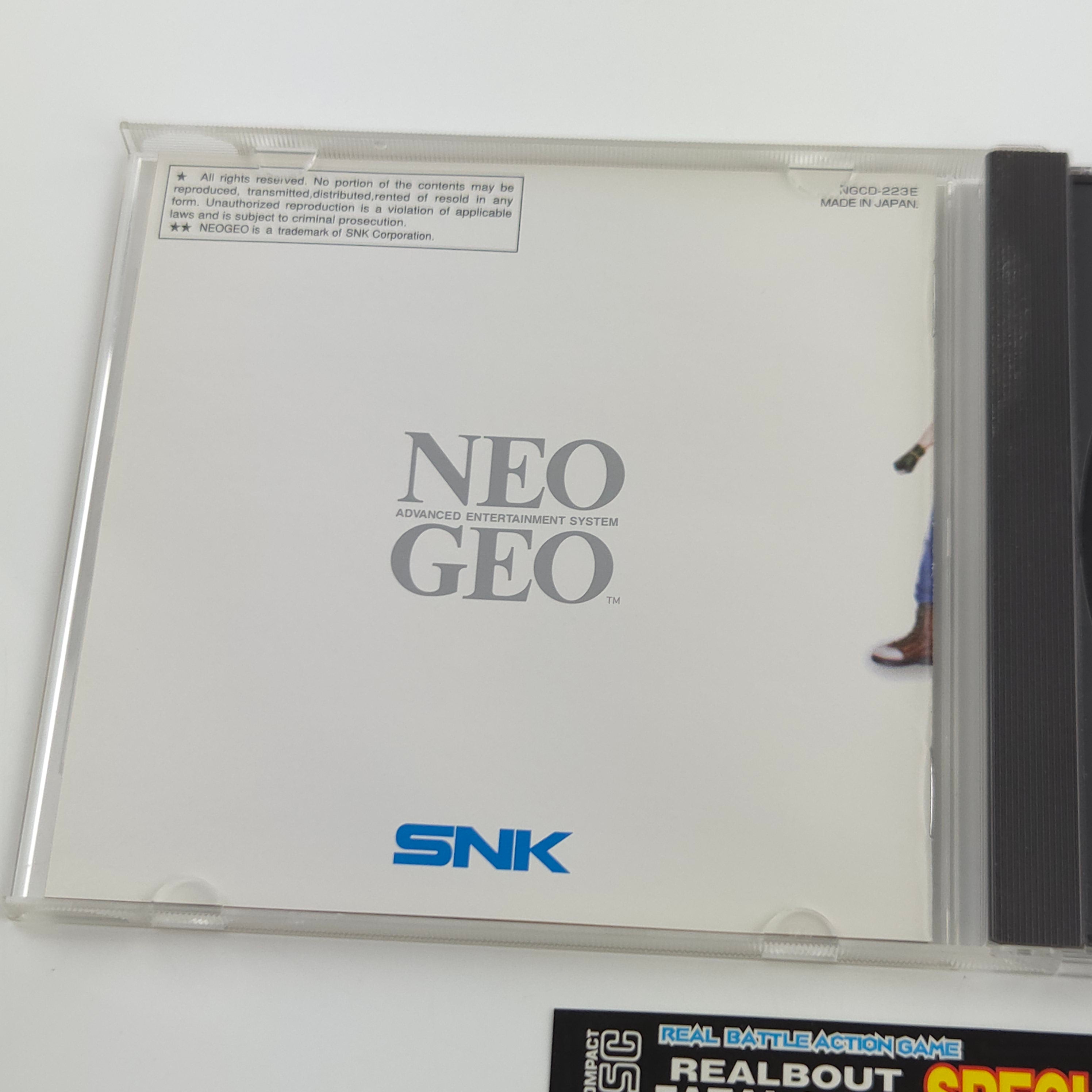 Neo-Geo CD Spiel – Real Bout Fatal Fury Special (OVP USA)