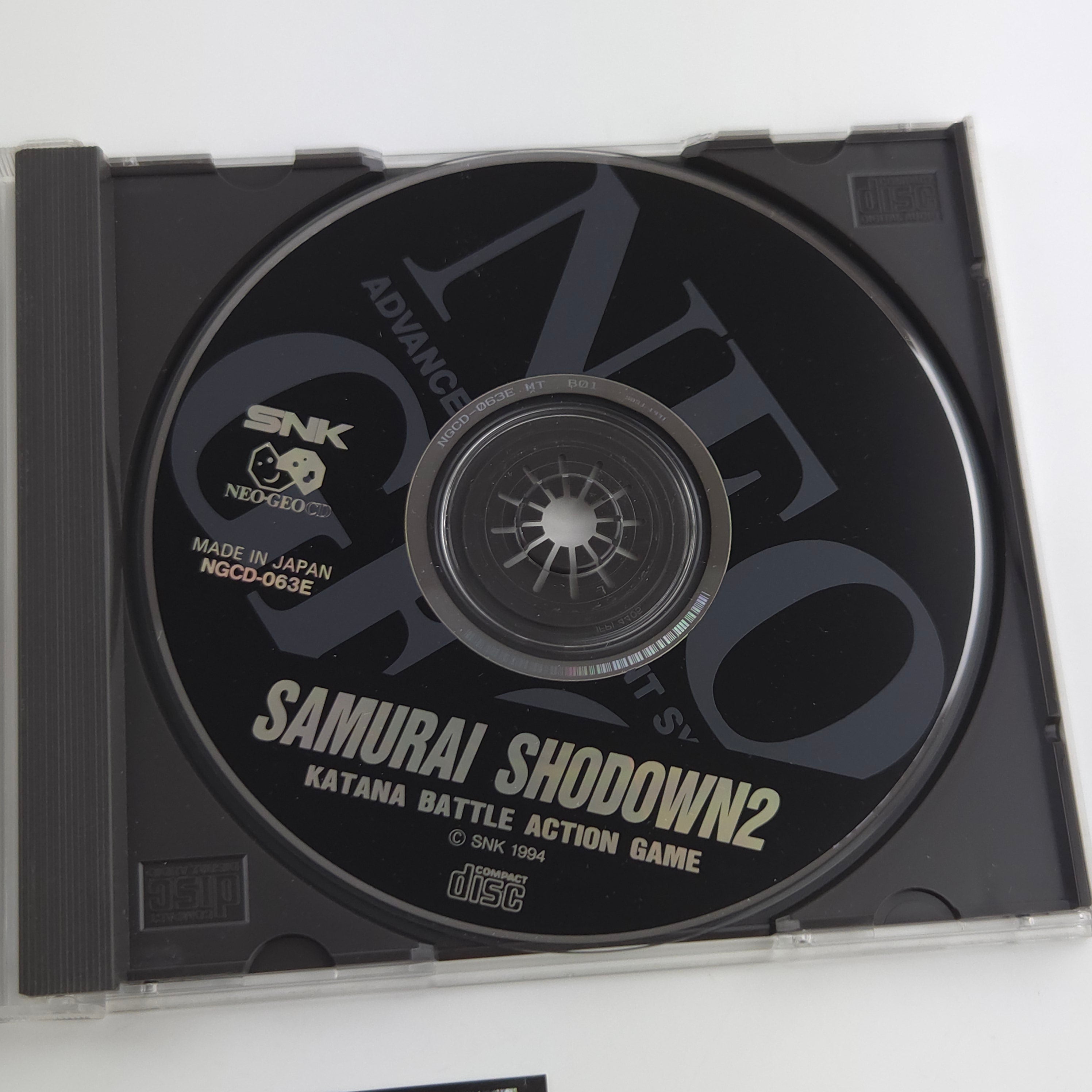 Neo-Geo CD Spiel – Samurai Shodown II SNK Jewel Case USA