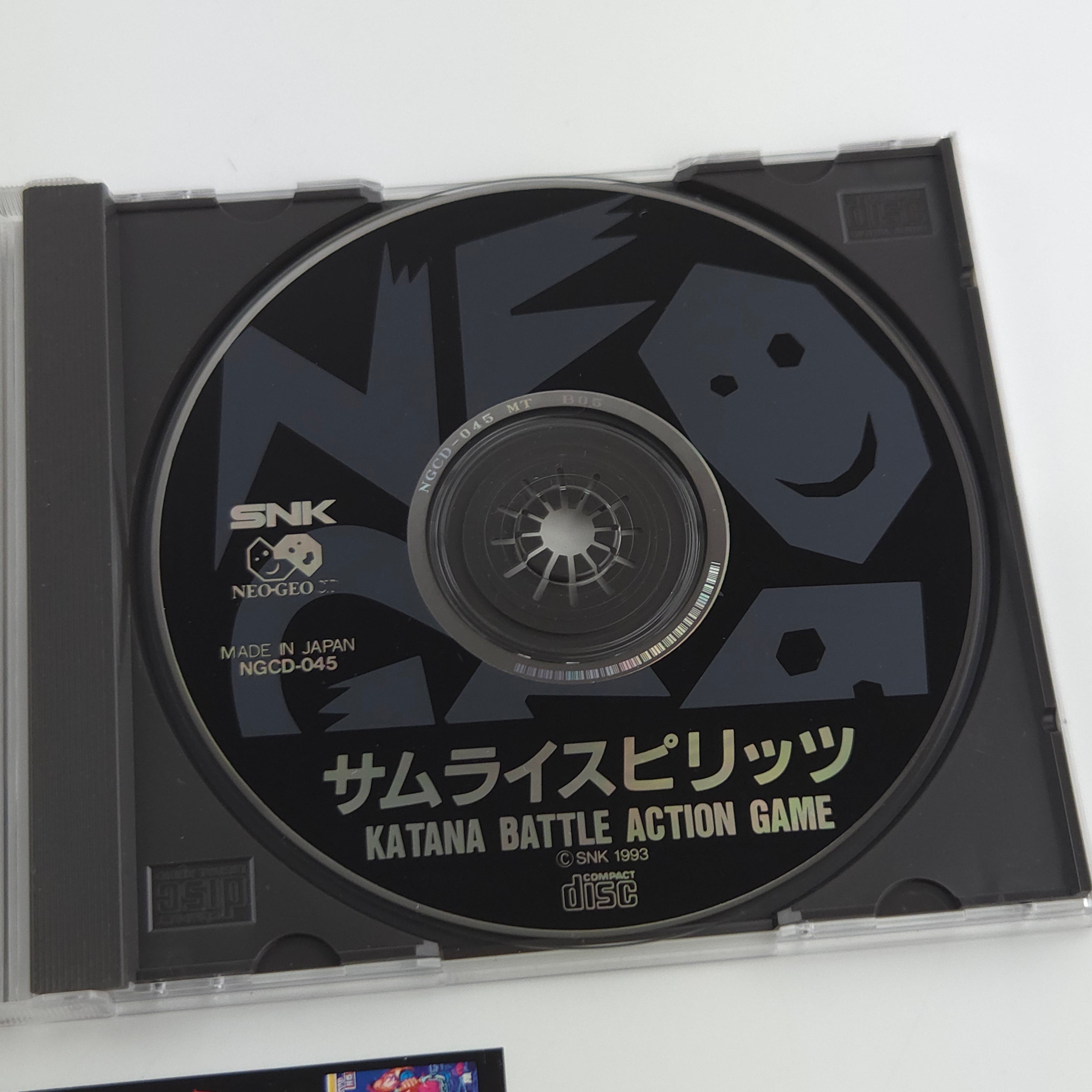 Neo-Geo CD Spiel – Samurai Spirits JAPAN nahezu neuwertig