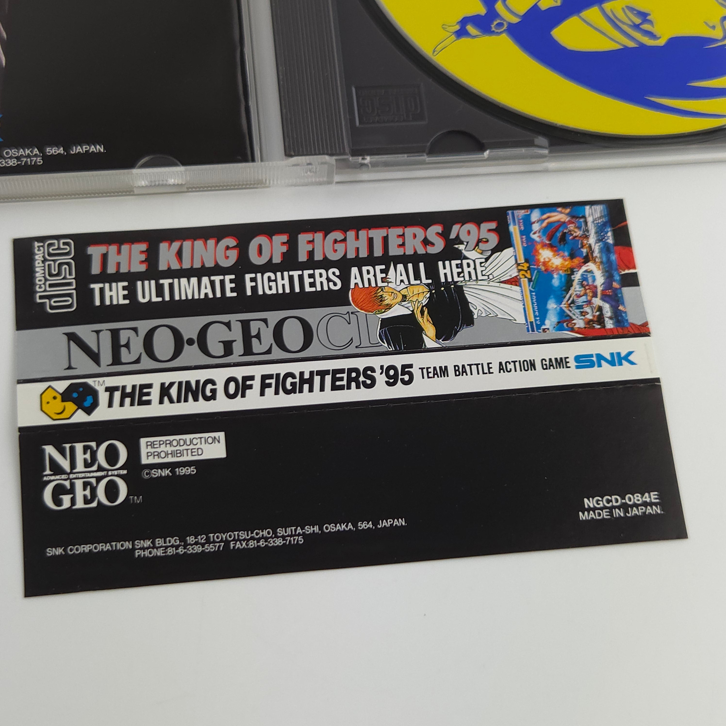 Neo-Geo CD Spiel – The King of Fighters 95 SNK Jewel USA OVP
