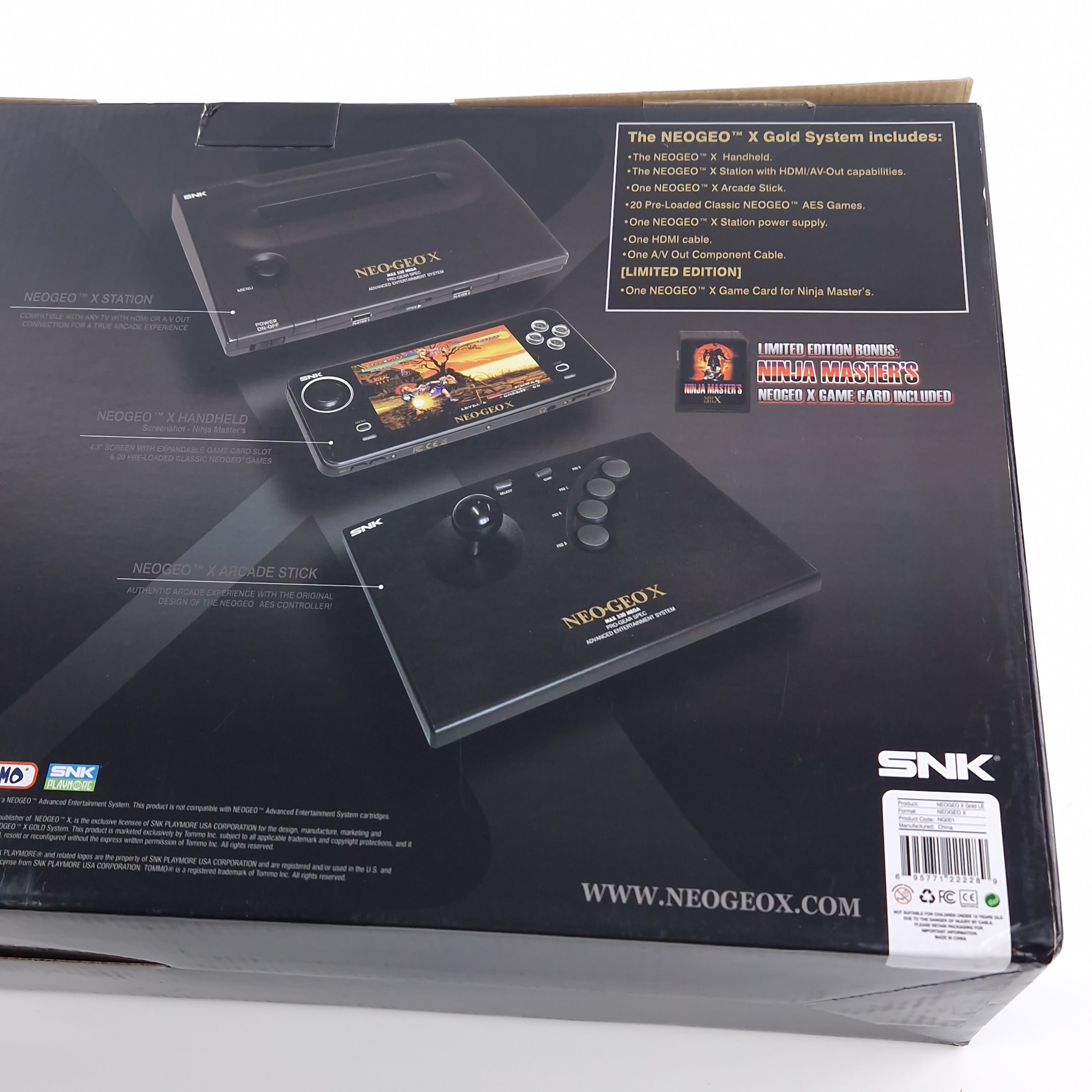 Neo Geo X Gold Limited Edition Konsole – Advanced System