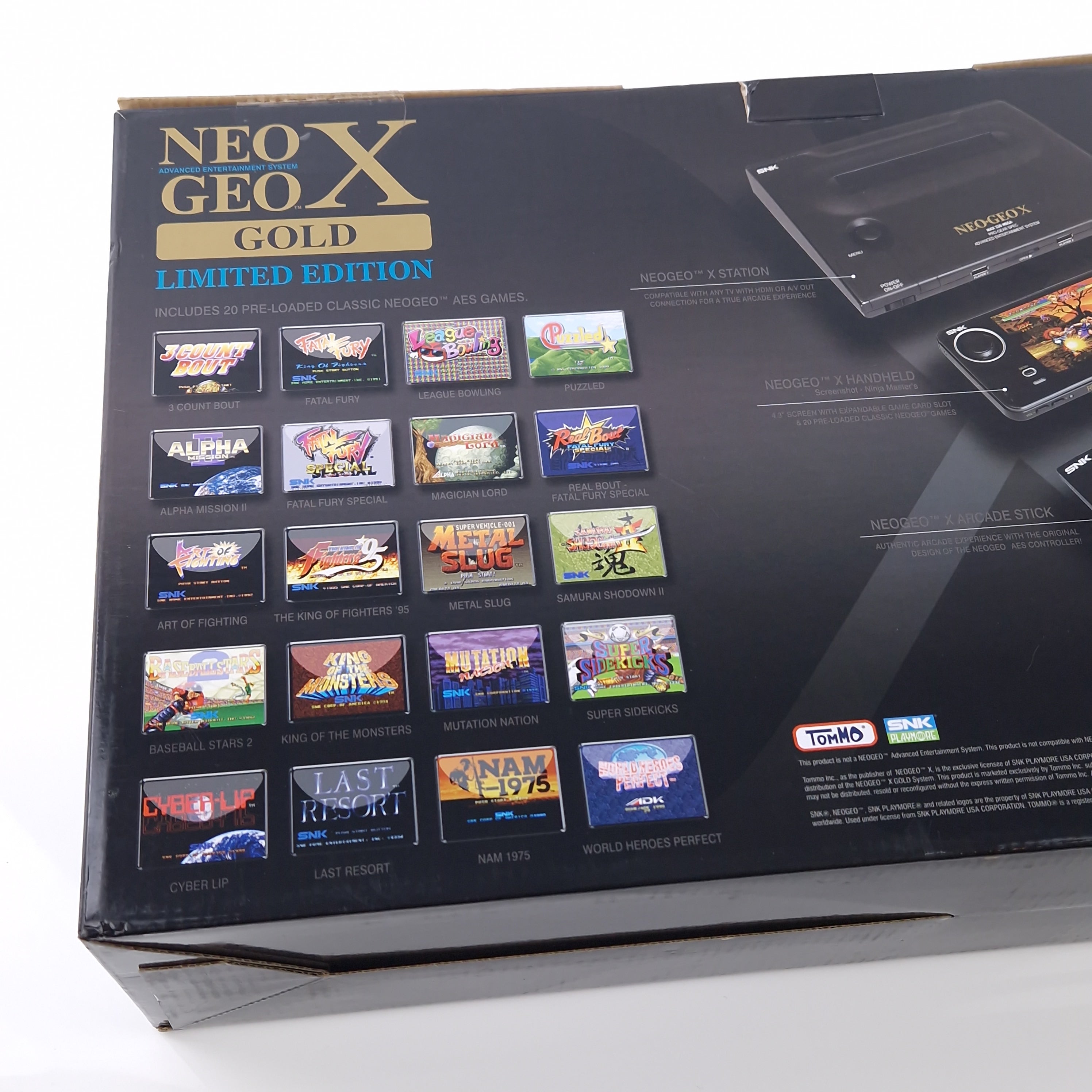 Neo Geo X Gold Limited Edition Konsole – Advanced System