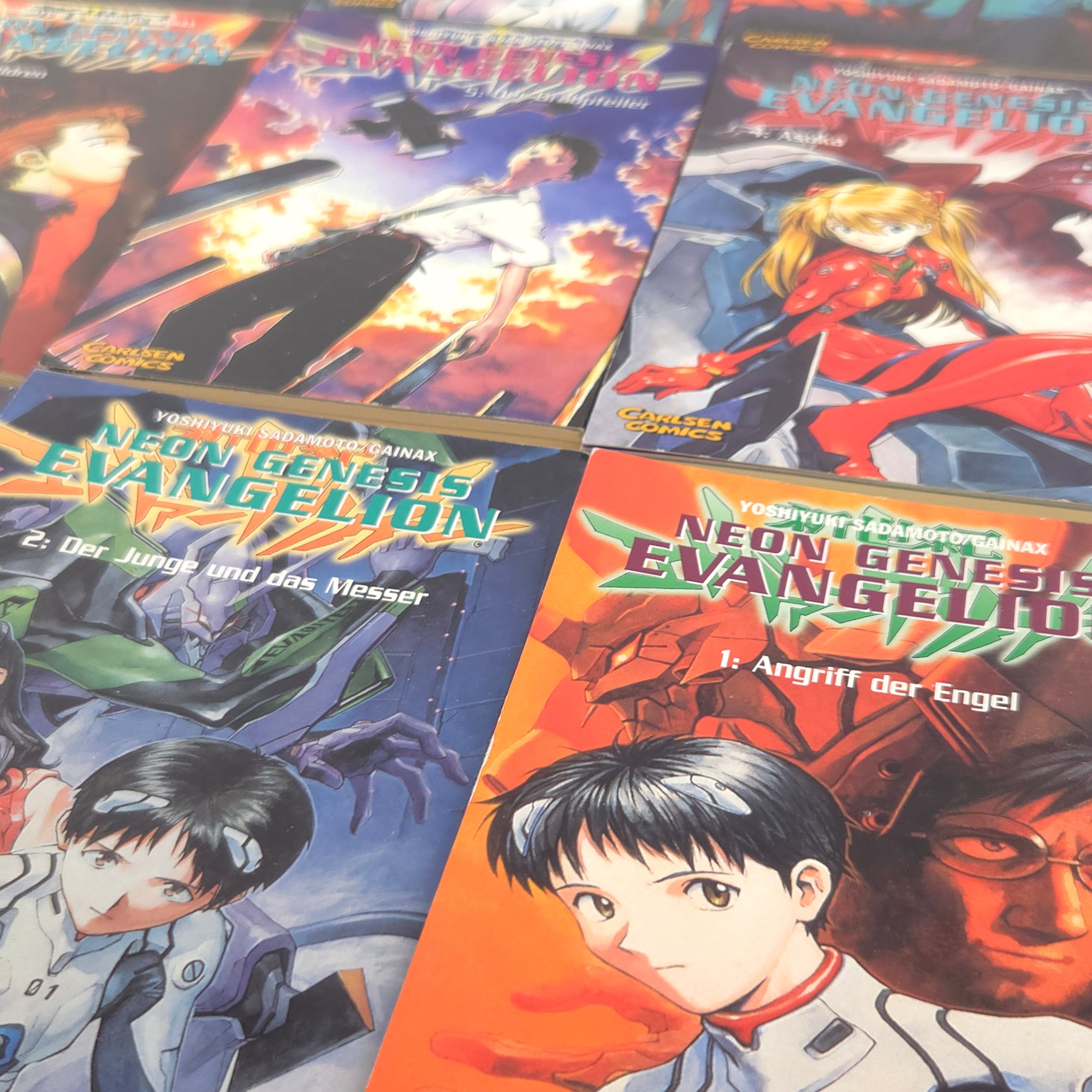 Neon Genesis Evangelion Manga Band 1-9 Carlsen Comics
