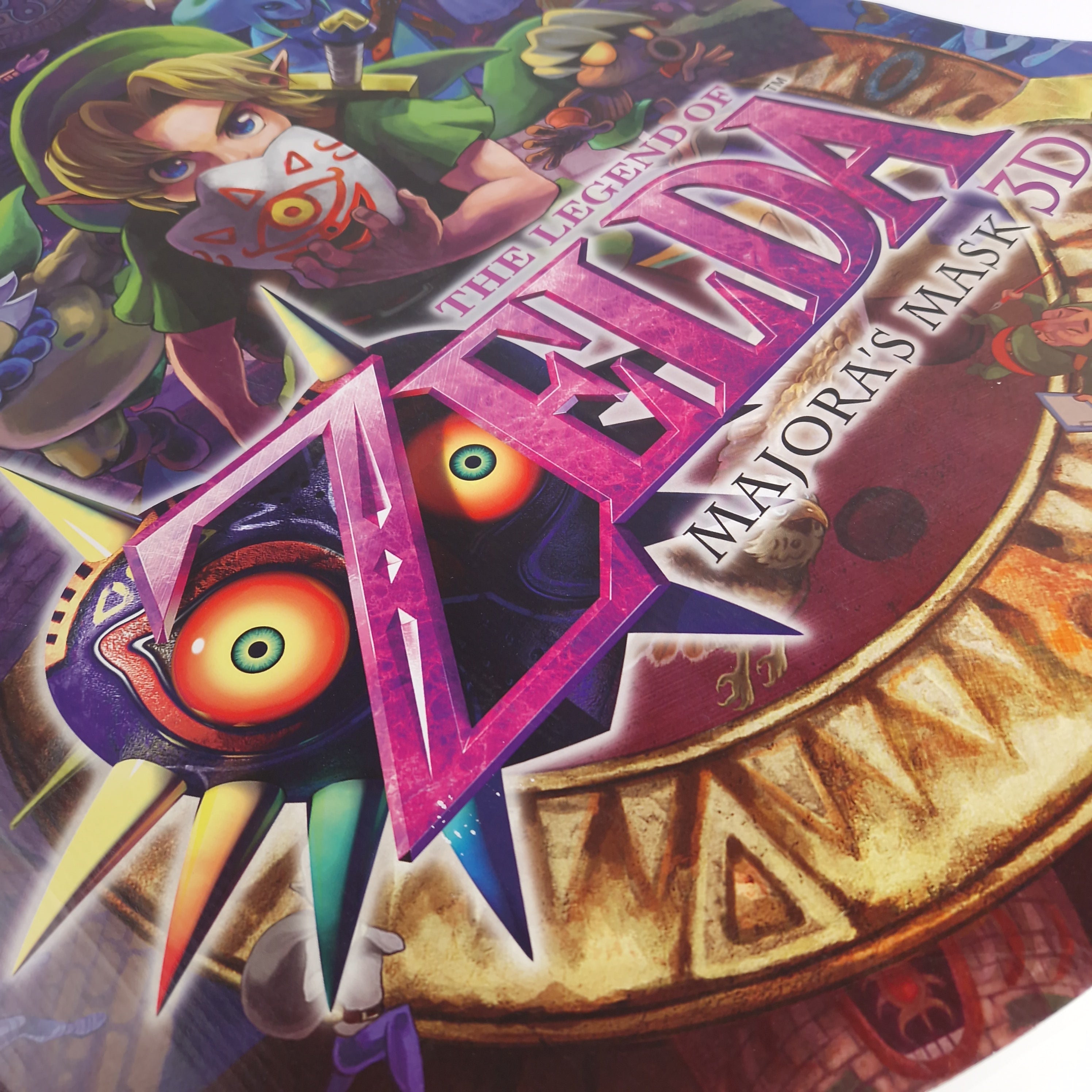 Nintendo 3DS Promo Aufsteller – Zelda Majoras Mask 3D