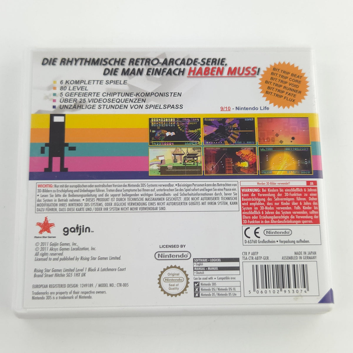 Nintendo 3DS Spiel Bit Trip Saga OVP PAL