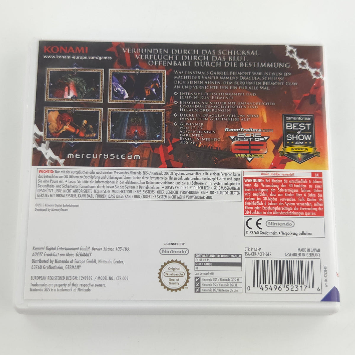 Nintendo 3DS Spiel Castlevania Mirror of Fate OVP