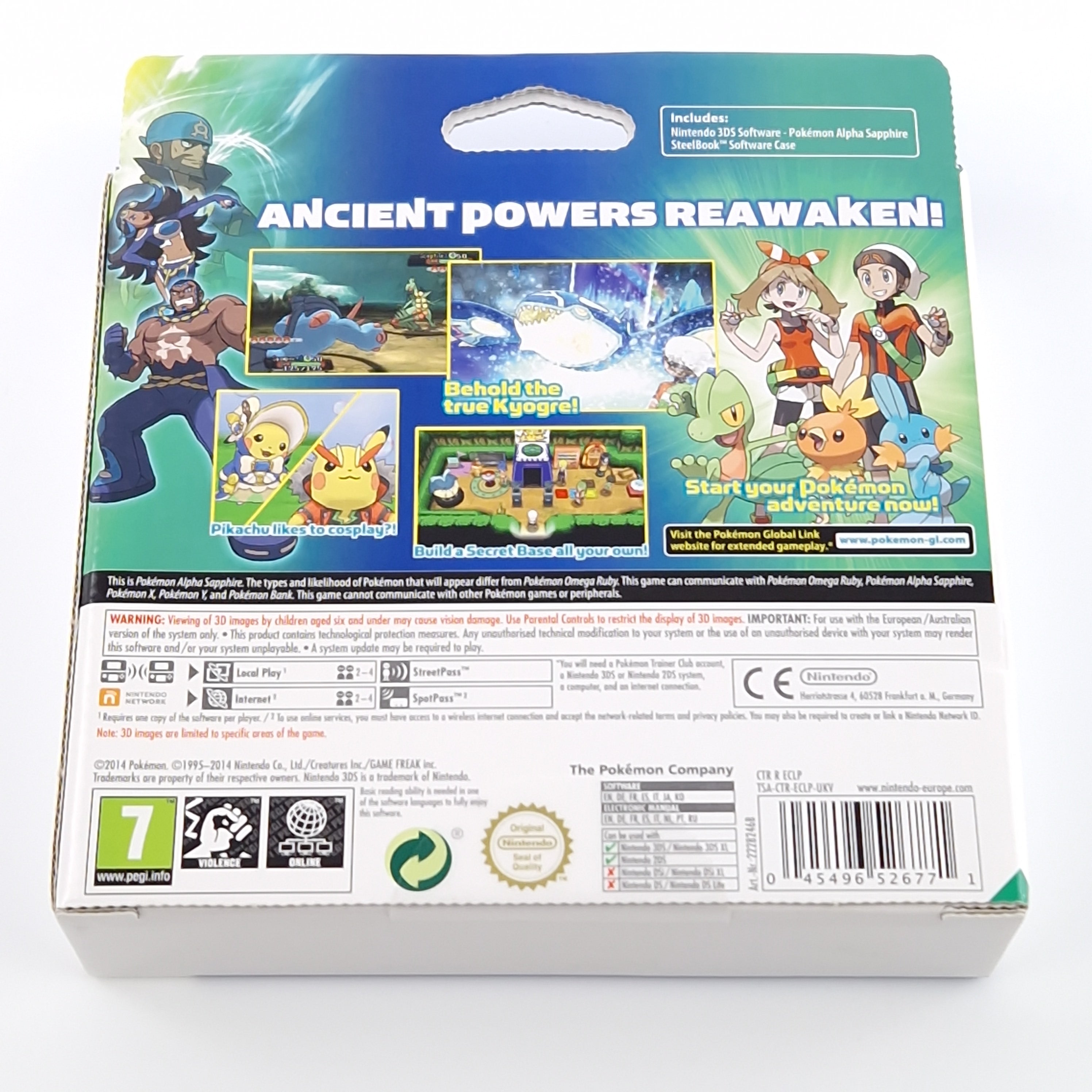 Nintendo 3DS Spiel – Pokemon Alpha Sapphire Limited Edition Neu