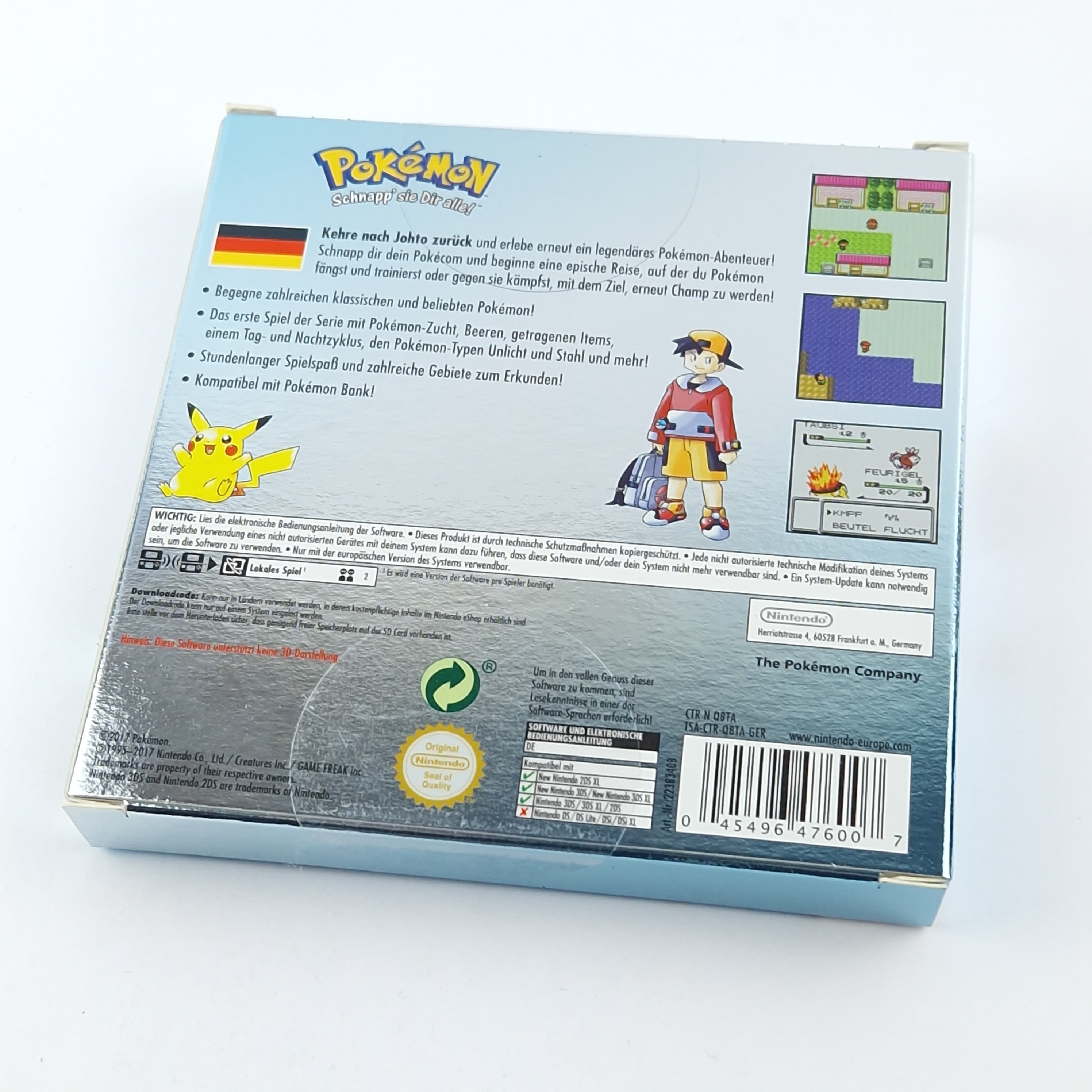 Nintendo 3DS Spiel – Pokemon Silberne Edition Downloadcode