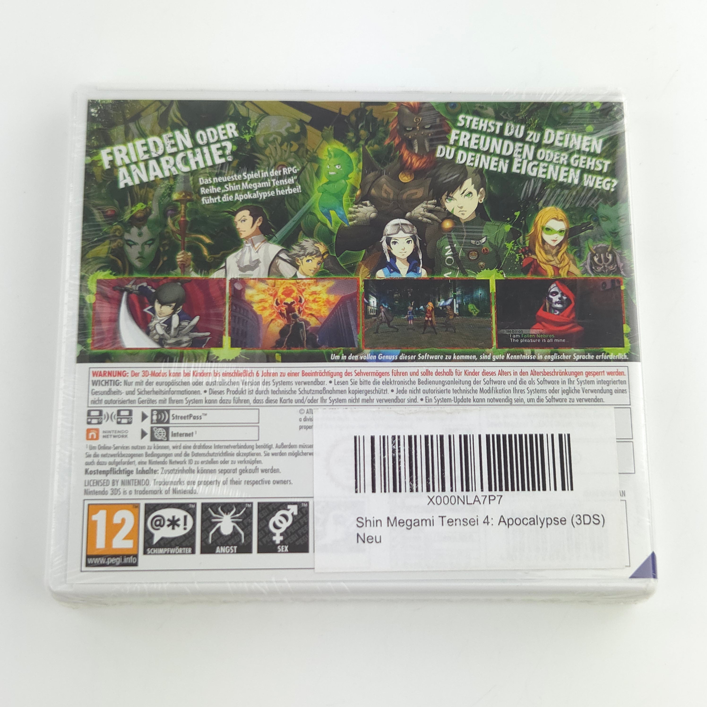 Nintendo 3DS Spiel – Shin Megami Tensei IV Apocalypse Neu