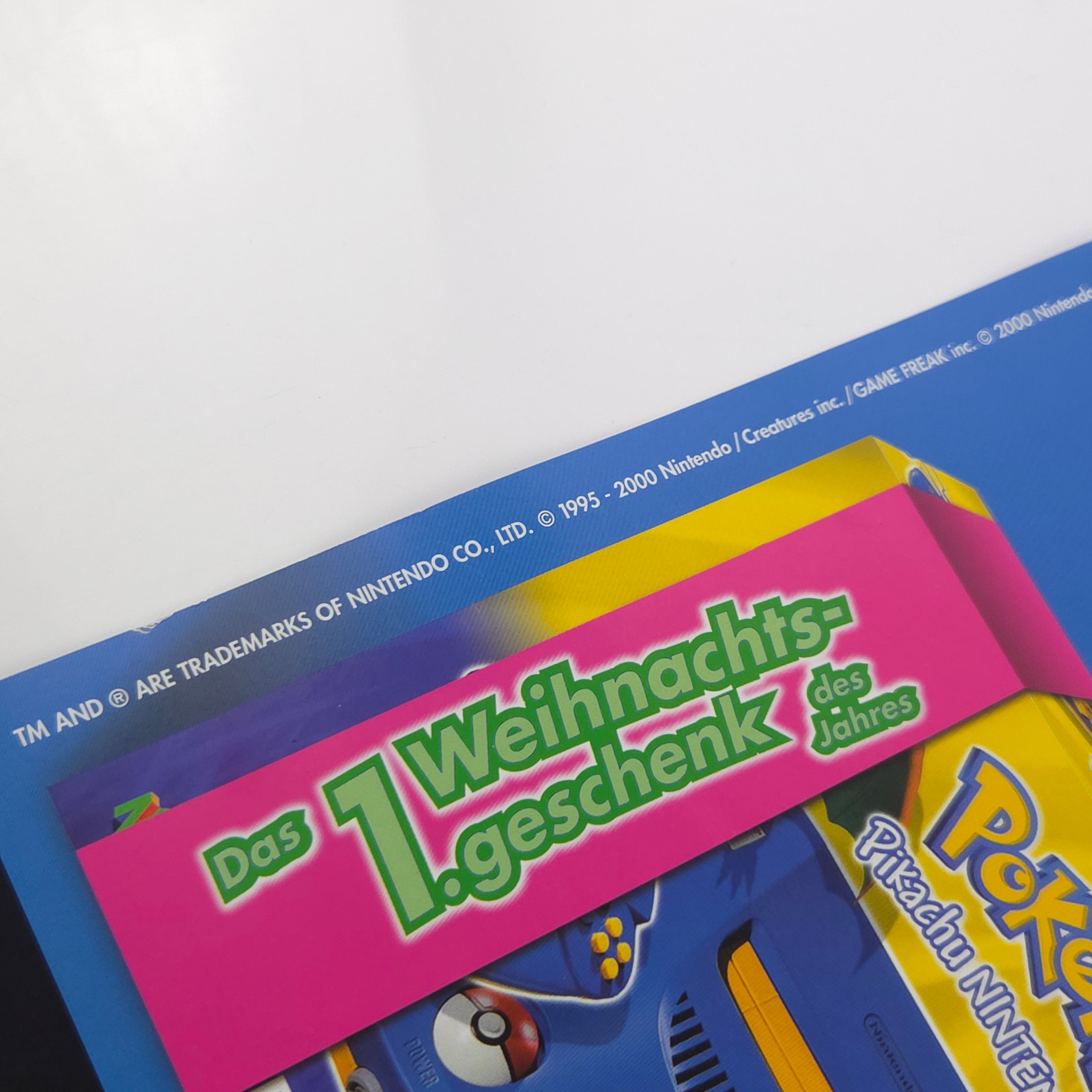 Nintendo 64 Promo Banner – Kiosk Sign Poster Pikachu Edition