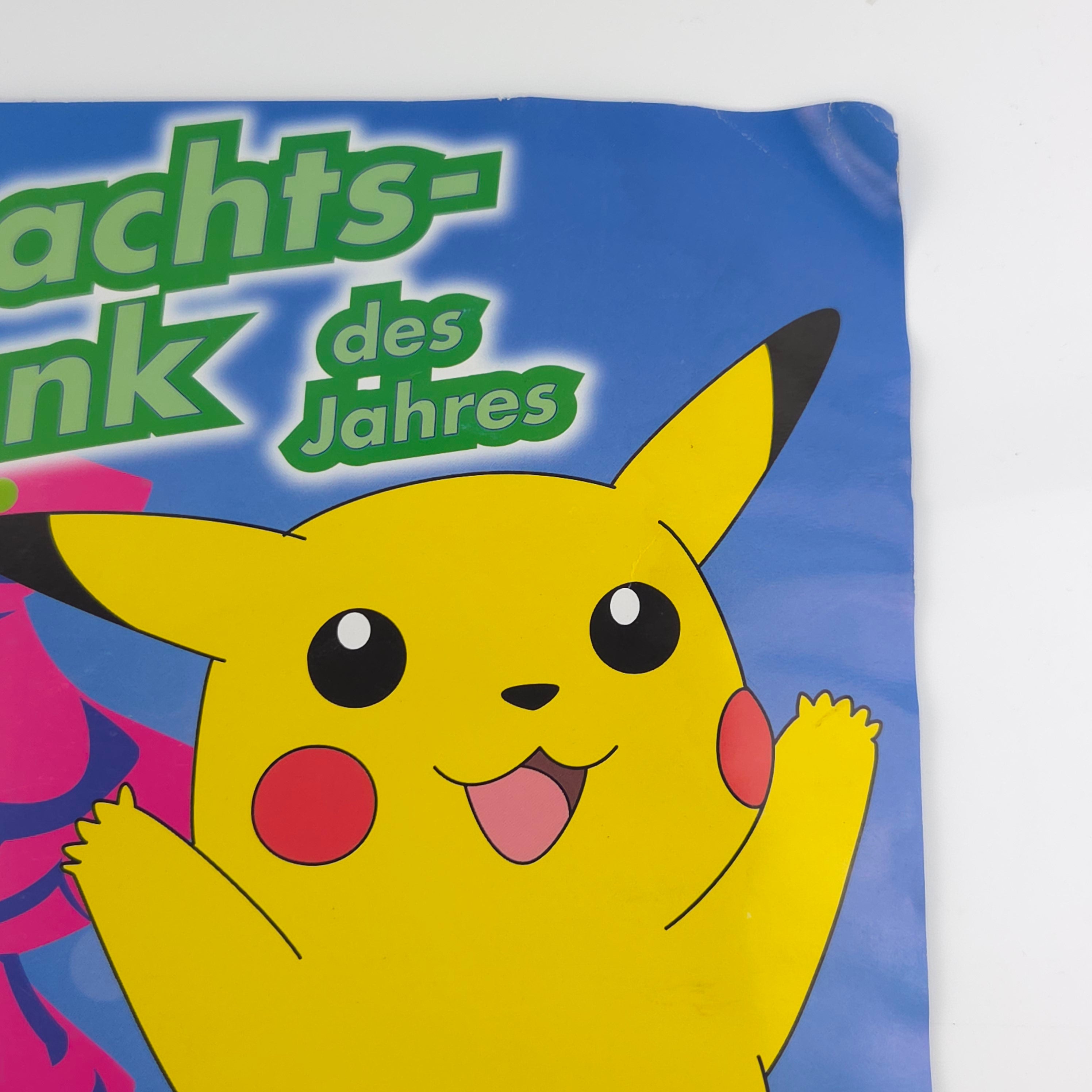 Nintendo 64 Kiosk Sign Poster Pikachu Edition Promo